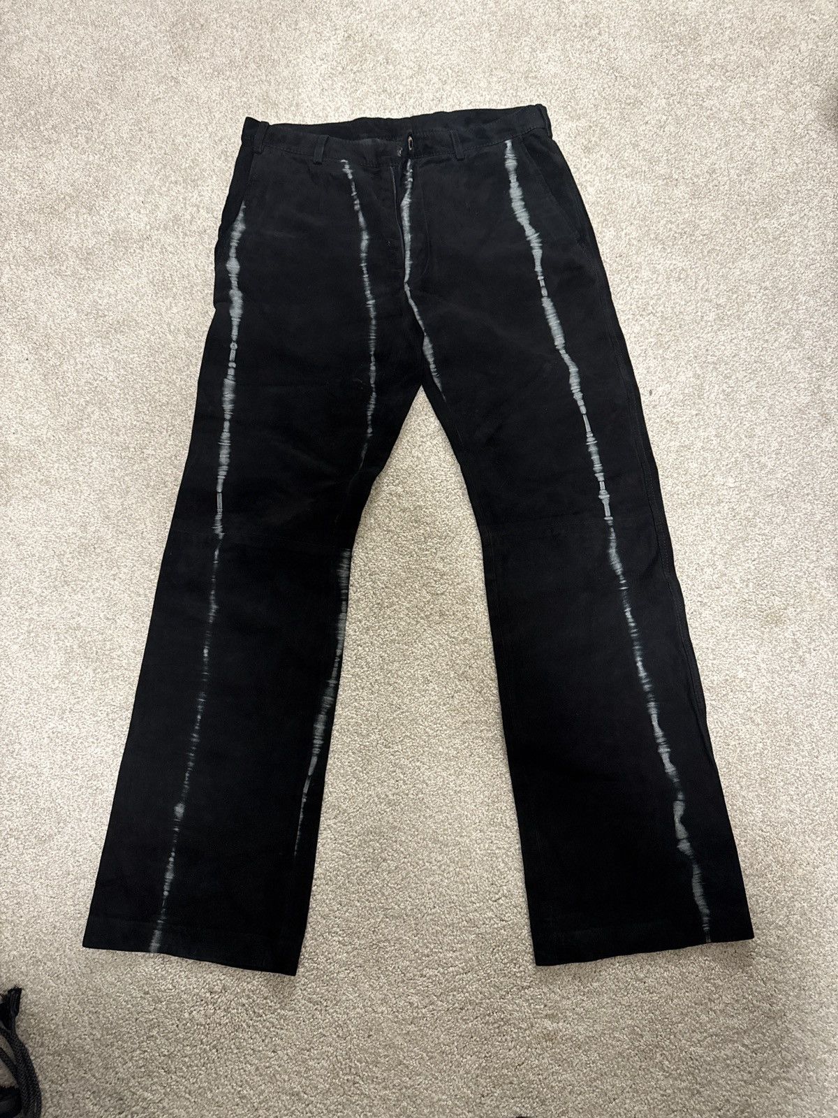 Dolce & Gabbana AW03 leather suede trousers Size US 32 / EU 48 - 3 Thumbnail
