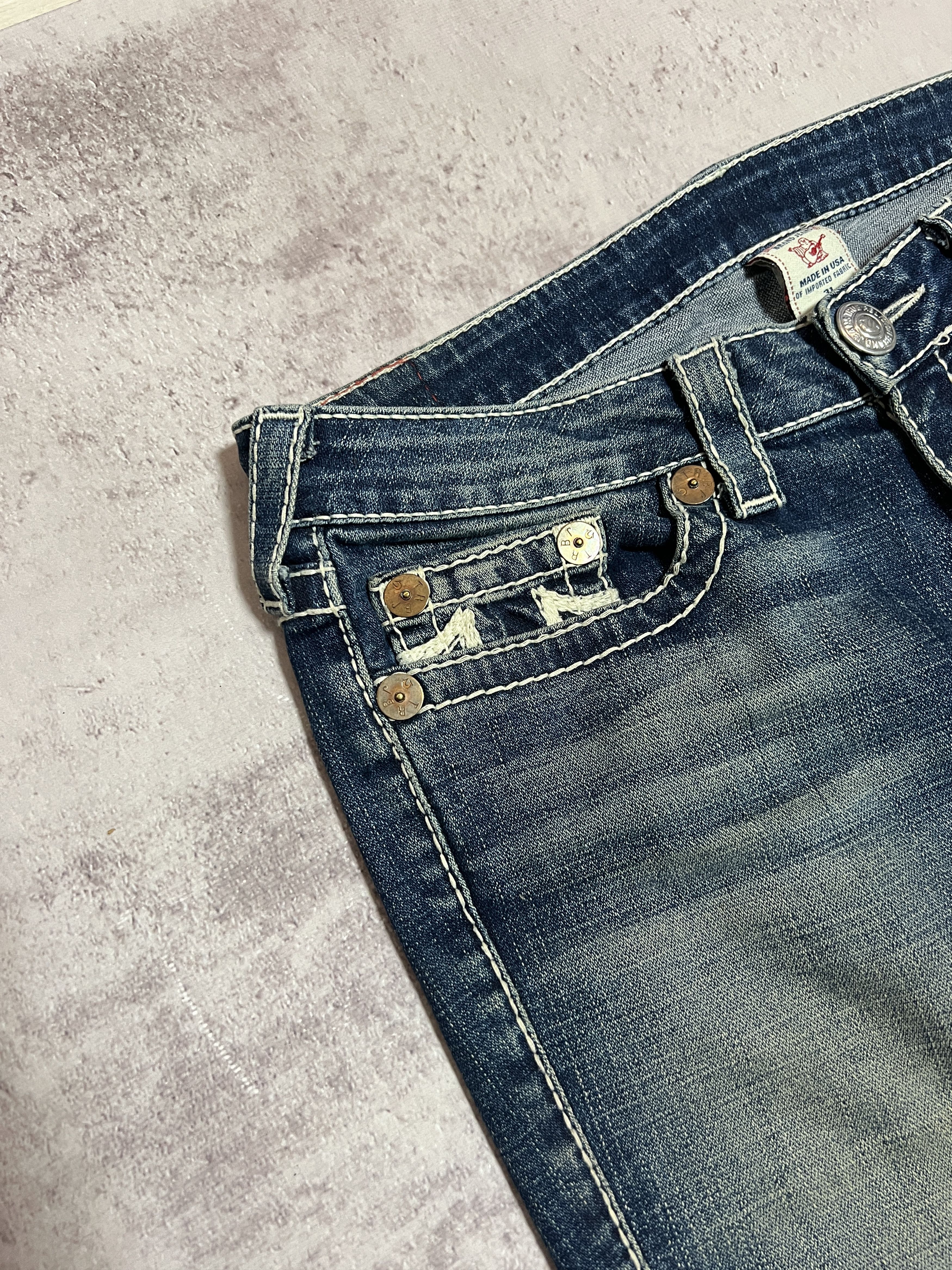 True Religion Vintage True religion Y2K Rainbow Gina denim jeans Size 31" - 17 Thumbnail