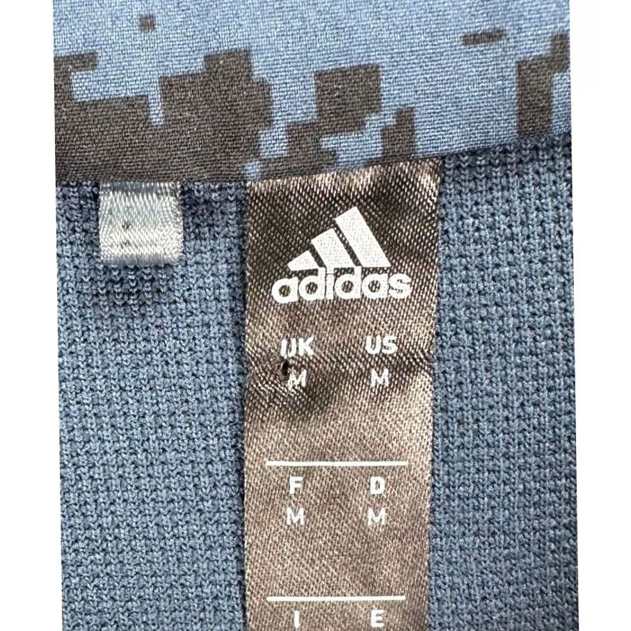 Adidas Adidas Pullover Shirt Adult Medium Blue Colorblock Quarter Snap Activewear Mens Size US M / EU 48-50 / 2 - 4 Thumbnail