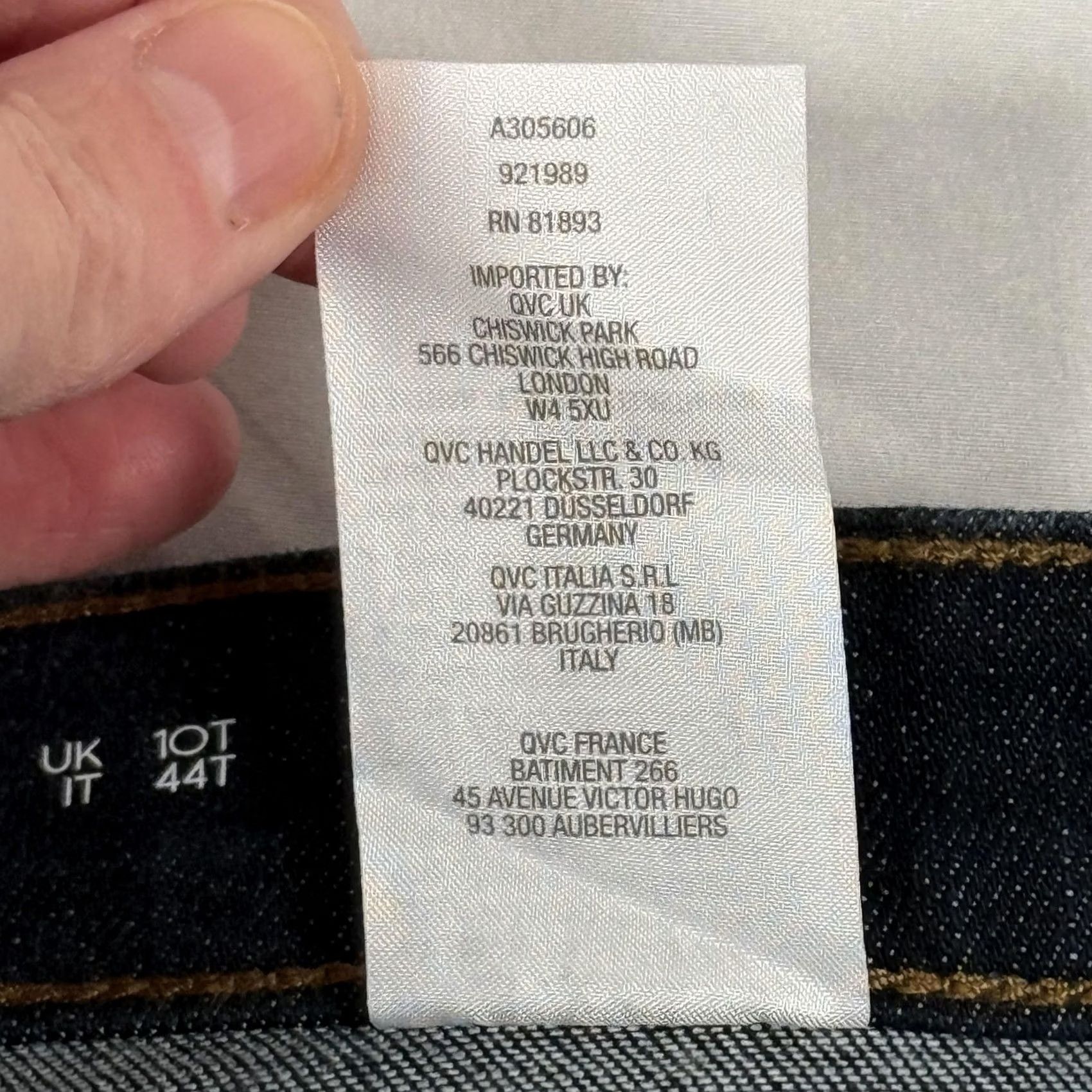 Vintage Studio by d&co Denim Jeans Size 6 Tall Blue Mid Rise Straight Stretch 30x30 Marathon Distressed Pockets Zip Fly Womens Jeans Size 28" / US 6 / IT 42 - 7 Thumbnail