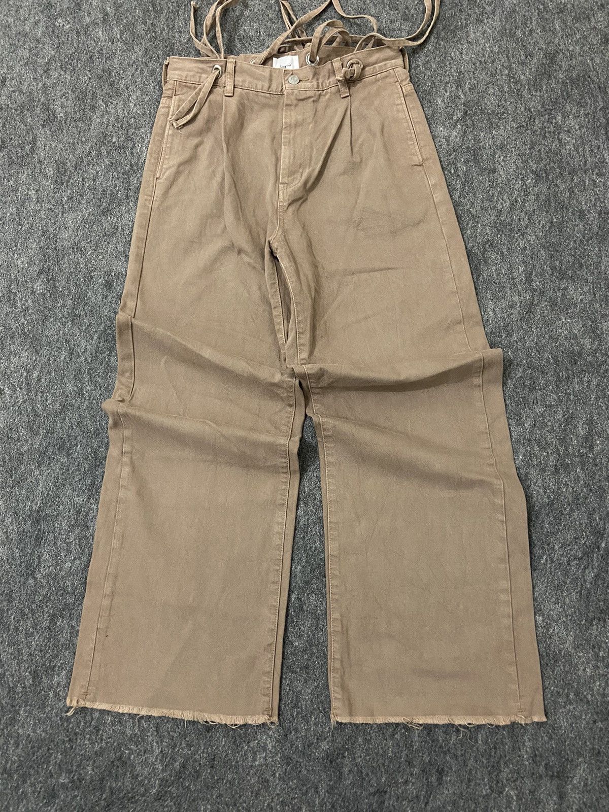 Japanese Brand × Le Grande Bleu (L.G.B.) Y2K ungrid overall denim baggy pants Size 26" / US 2 / IT 38 - 1 Thumbnail