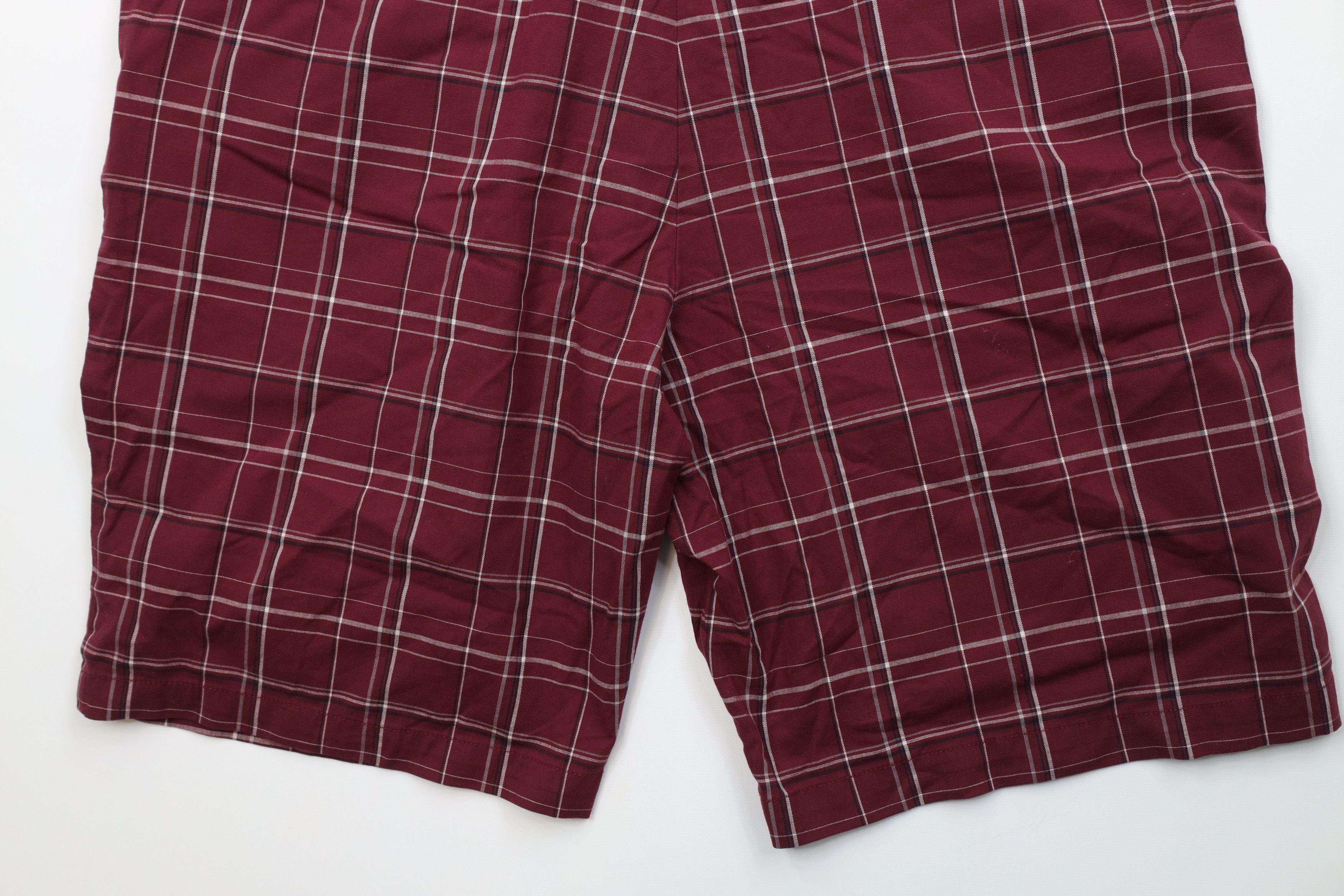 Dickies Vintage Y2K Dickies Flannel Knit Chino Shorts Red Plaid Size US 42 / EU 58 - 11 Thumbnail