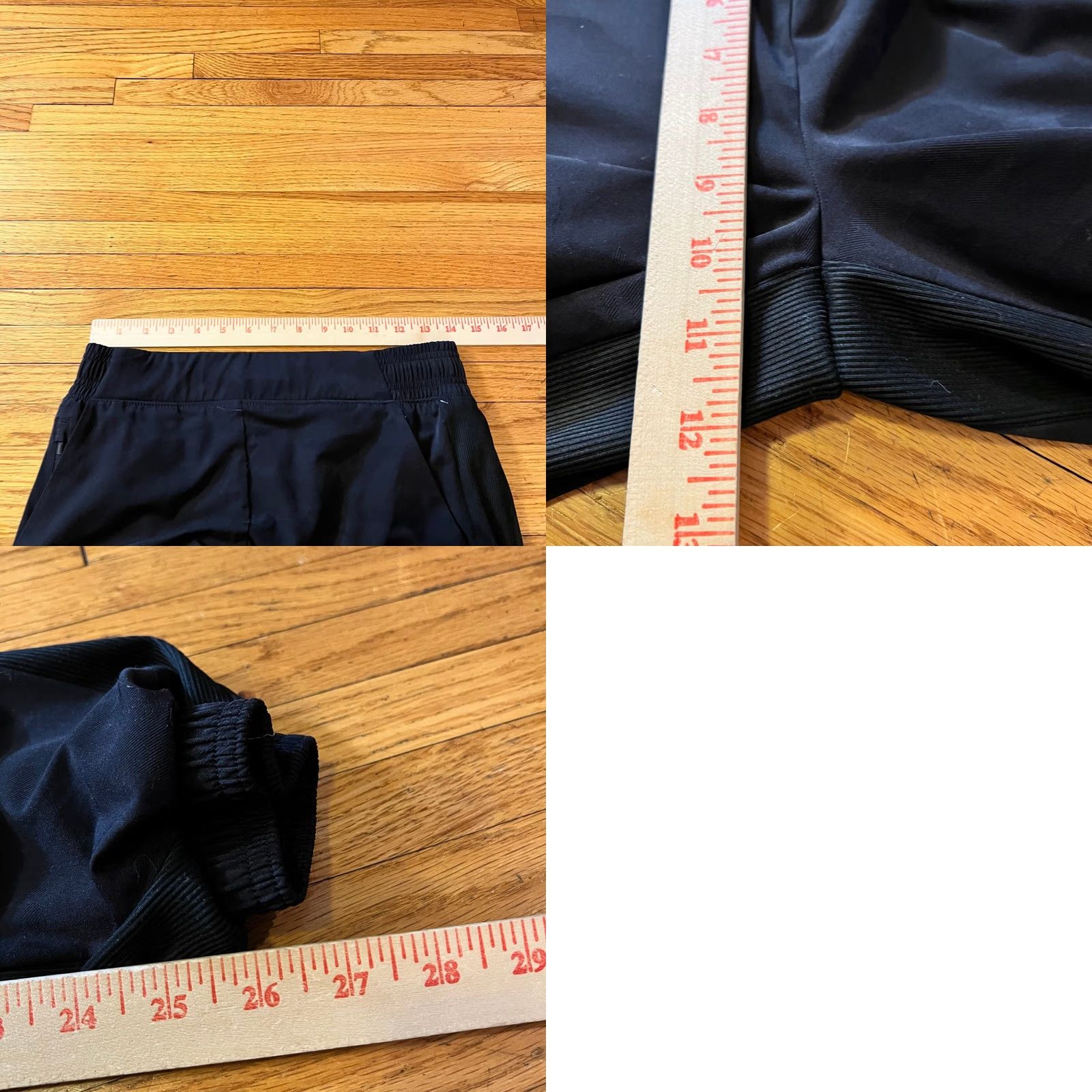 Athleta Athleta Pants Womens 4 Black High Rise Brooklyn Lined Camo Jogger 985549 Size 27" / US 4 / IT 40 - 8 Thumbnail