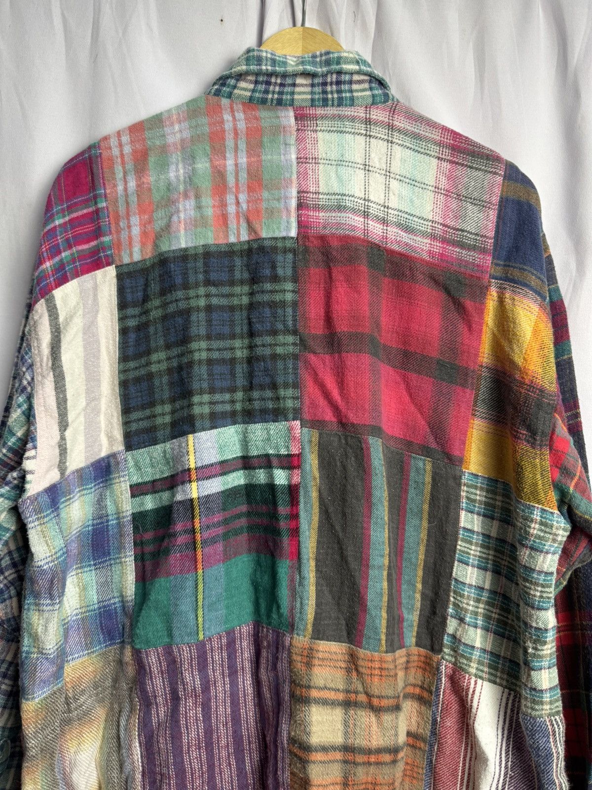 20471120 × Beauty Beast × Japanese Brand Japanese Patchwork Bogey Button Shirt Size US XL / EU 56 / 4 - 6 Thumbnail