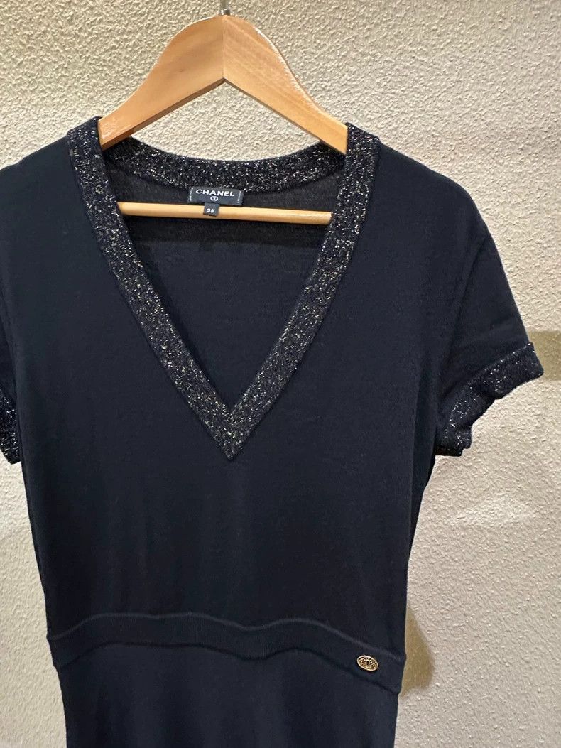 Chanel Chanel Egypt series black gold knitted dress Size XS / US 0-2 / IT 36-38 - 3 Thumbnail