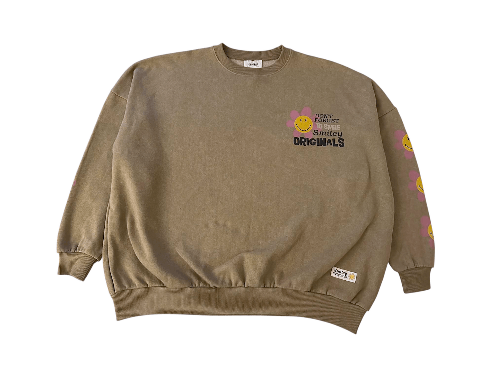 Pull & Bear Pull & Bear x Smiley Originals - Unisex Sweatshirt Size S / US 4 / IT 40 - 2 Thumbnail