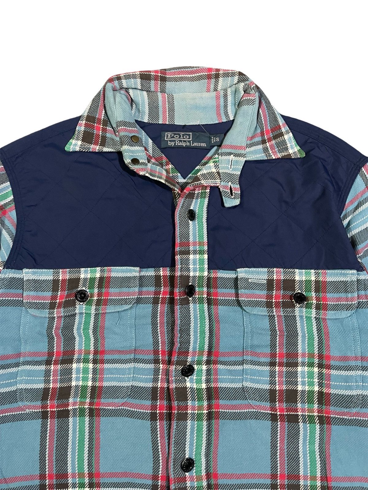 Polo Ralph Lauren Vintage Polo Ralph Lauren Western Flannel Quilted Shirts Size US M / EU 48-50 / 2 - 4 Thumbnail