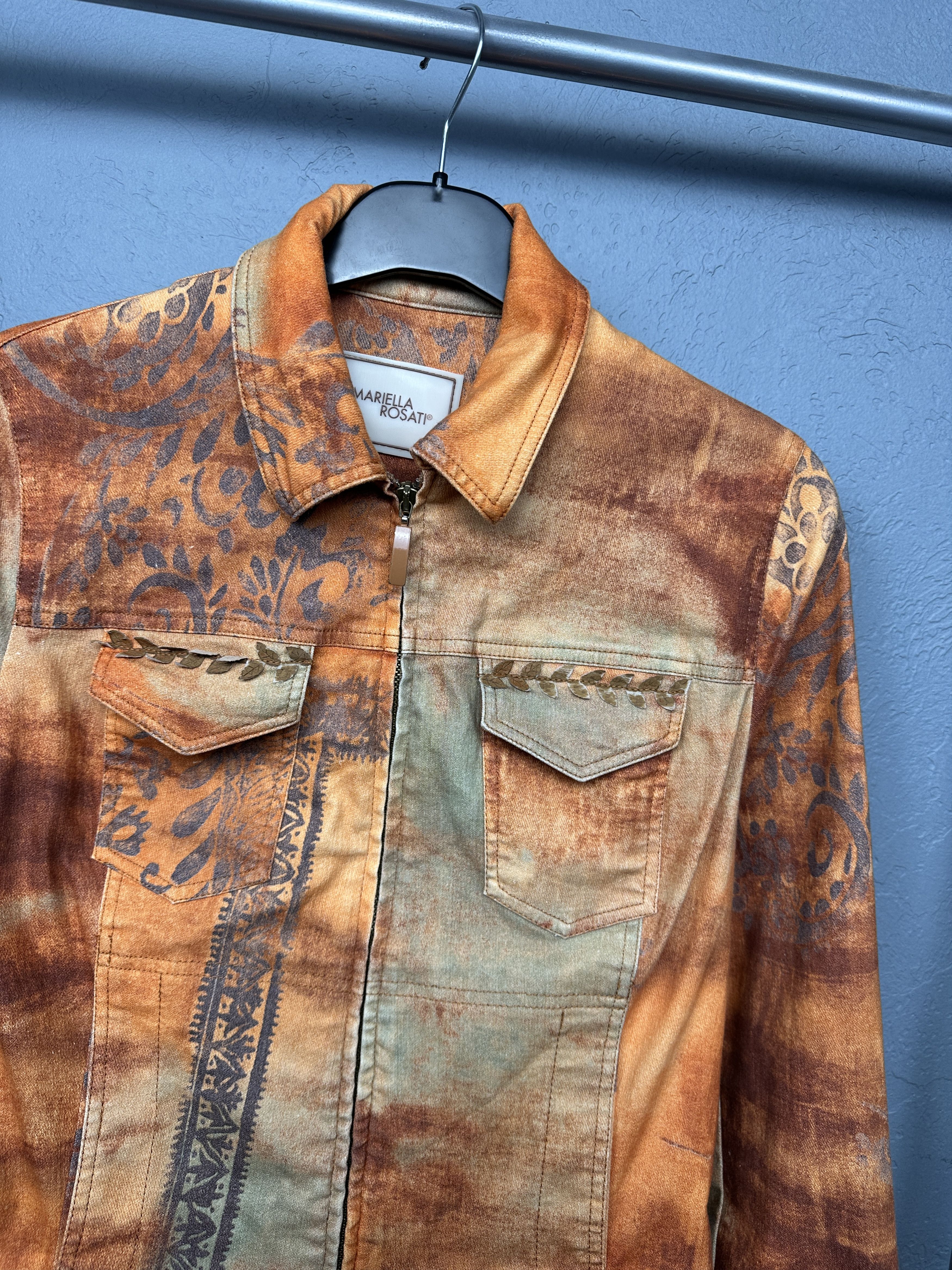 Other Mariella Rosati Womens Denim Jacket Size M / US 6-8 / IT 42-44 - 2 Thumbnail