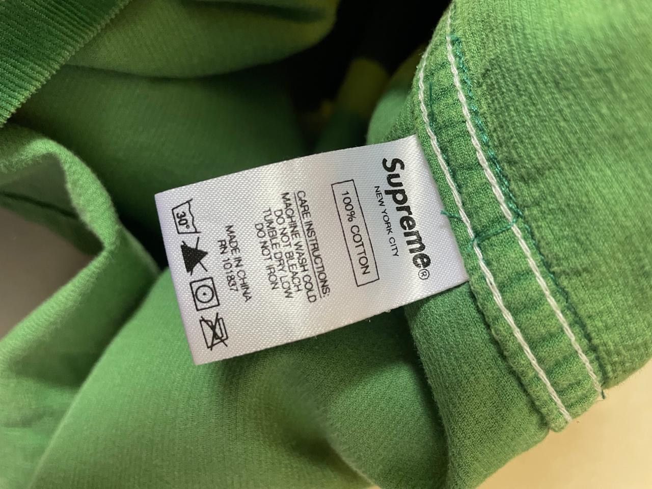 Supreme Supreme Corduroy Half Zip Shirt Green SS18 Size US M / EU 48-50 / 2 - 4 Thumbnail