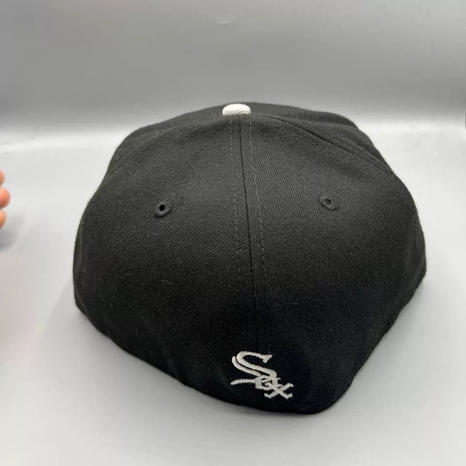 New Era Chicago White Sox Hat Men 7 1/2 59Fifty New Era Fitted Cap Size ONE SIZE - 5 Thumbnail