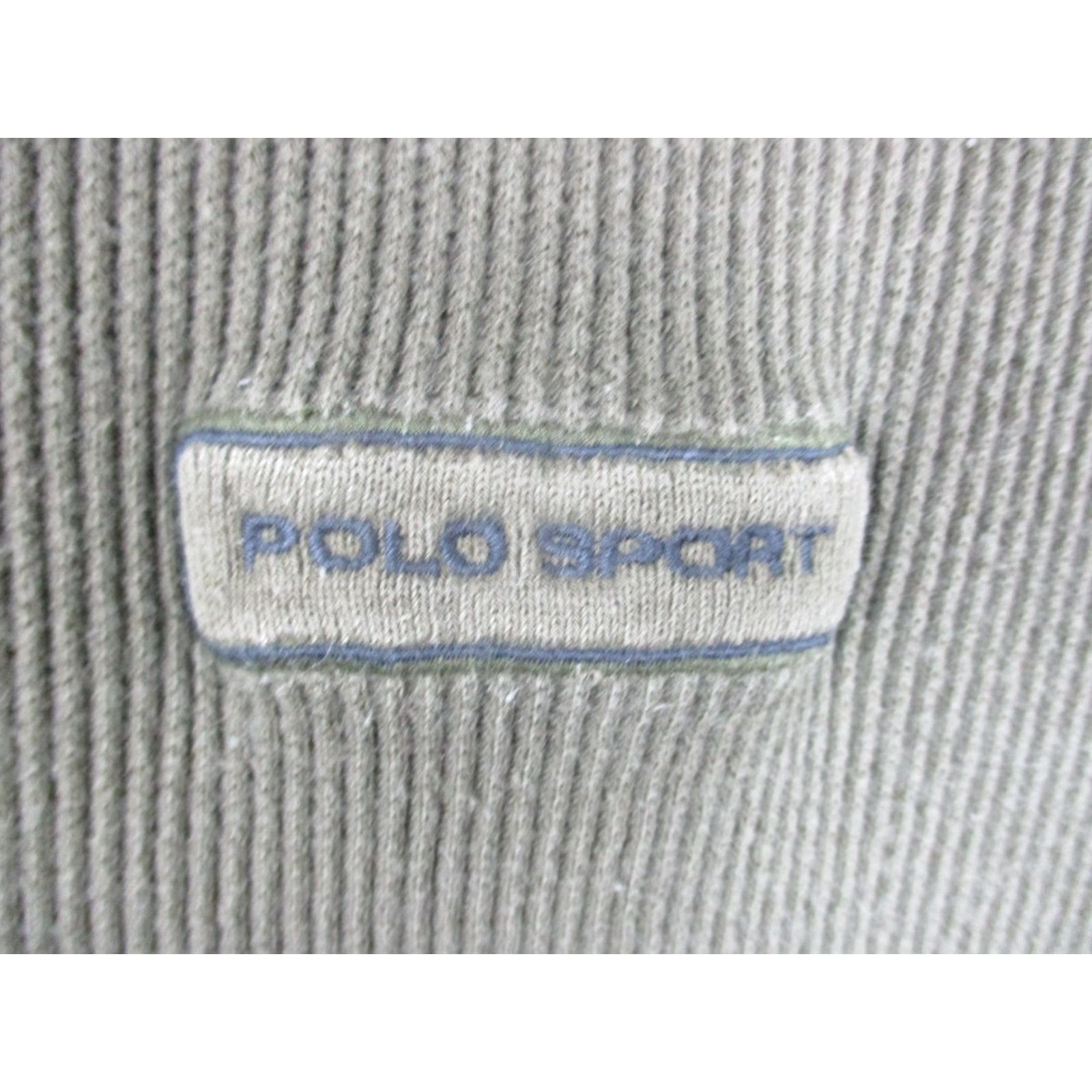Polo Ralph Lauren VINTAGE Polo Ralph Lauren Sweater Mens Large Pullover Crew Neck Green 90s Polo Sport Size US L / EU 52-54 / 3 - 2 Thumbnail