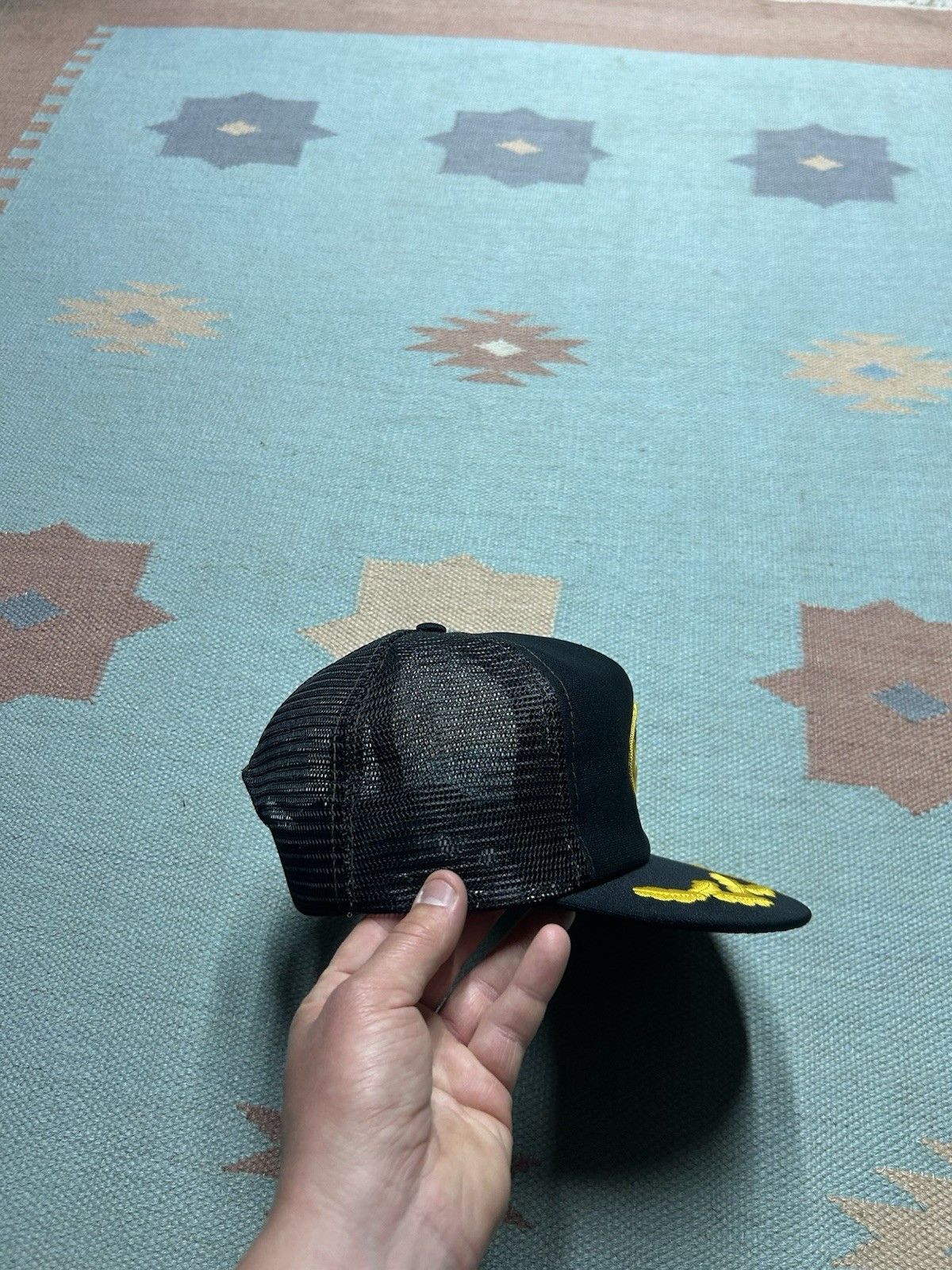 Vintage Vintage trucker hat mesh captain patch gold leaf USN navy Size ONE SIZE - 8 Thumbnail