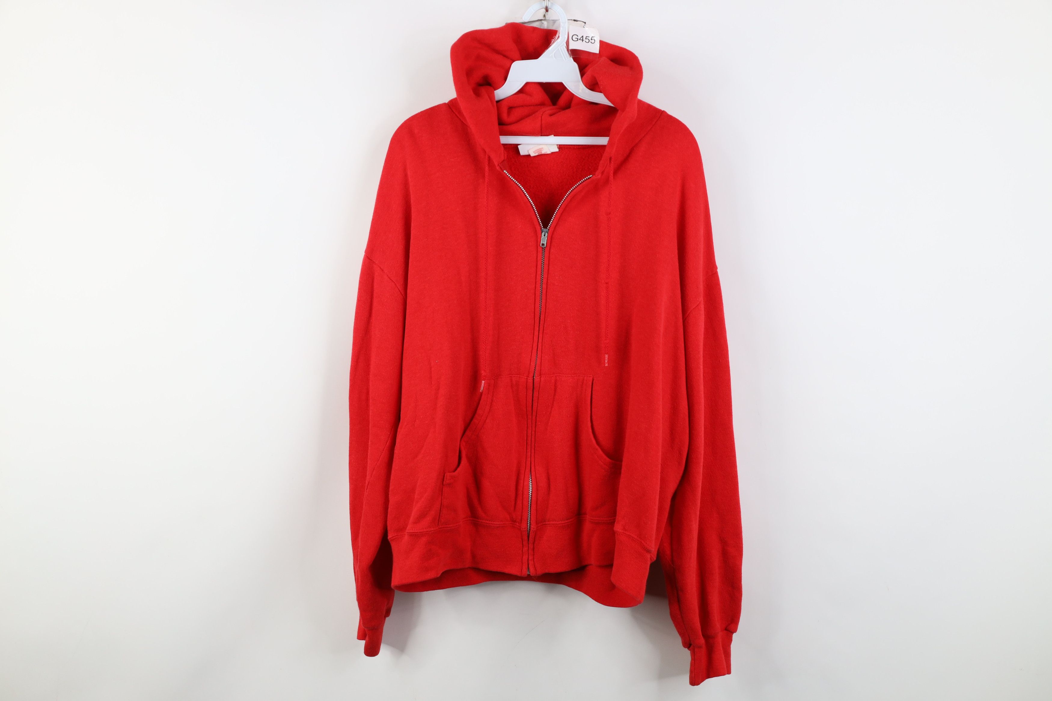 Vintage Vintage 80s 90s Streetwear Full Zip Hoodie Sweatshirt USA Size US XL / EU 56 / 4 - 1 Thumbnail