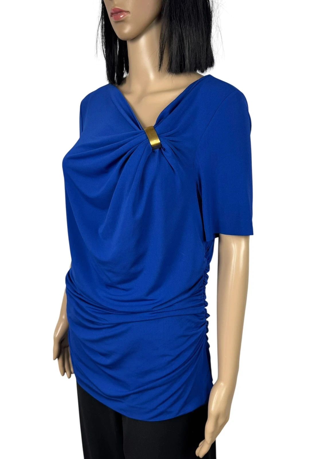 Escada Escada Draped Blouse Viscose size M Size M / US 6-8 / IT 42-44 - 4 Thumbnail