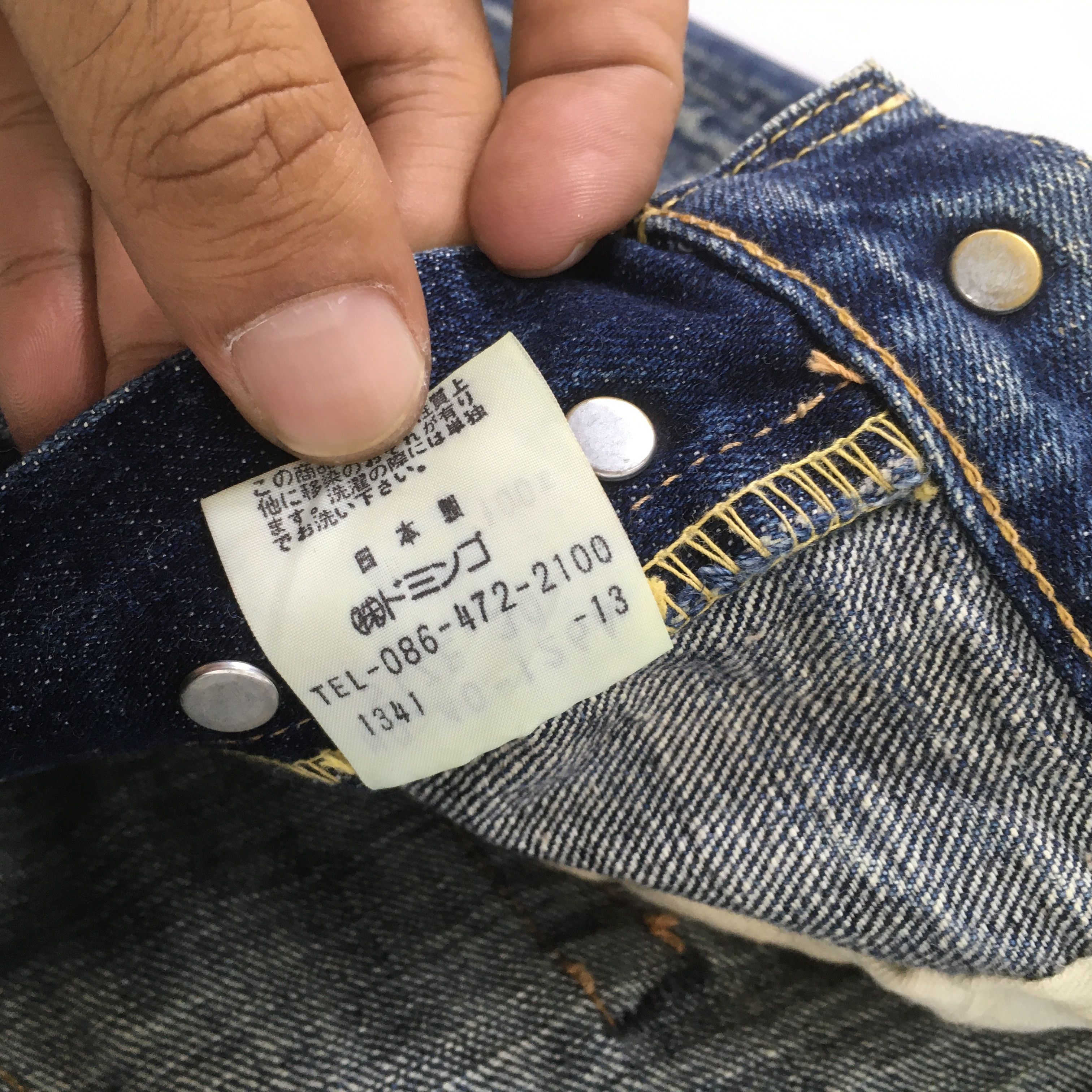 Japanese Brand Size 30x28 Vintage 90s Domingo Japanese Denim S36 
