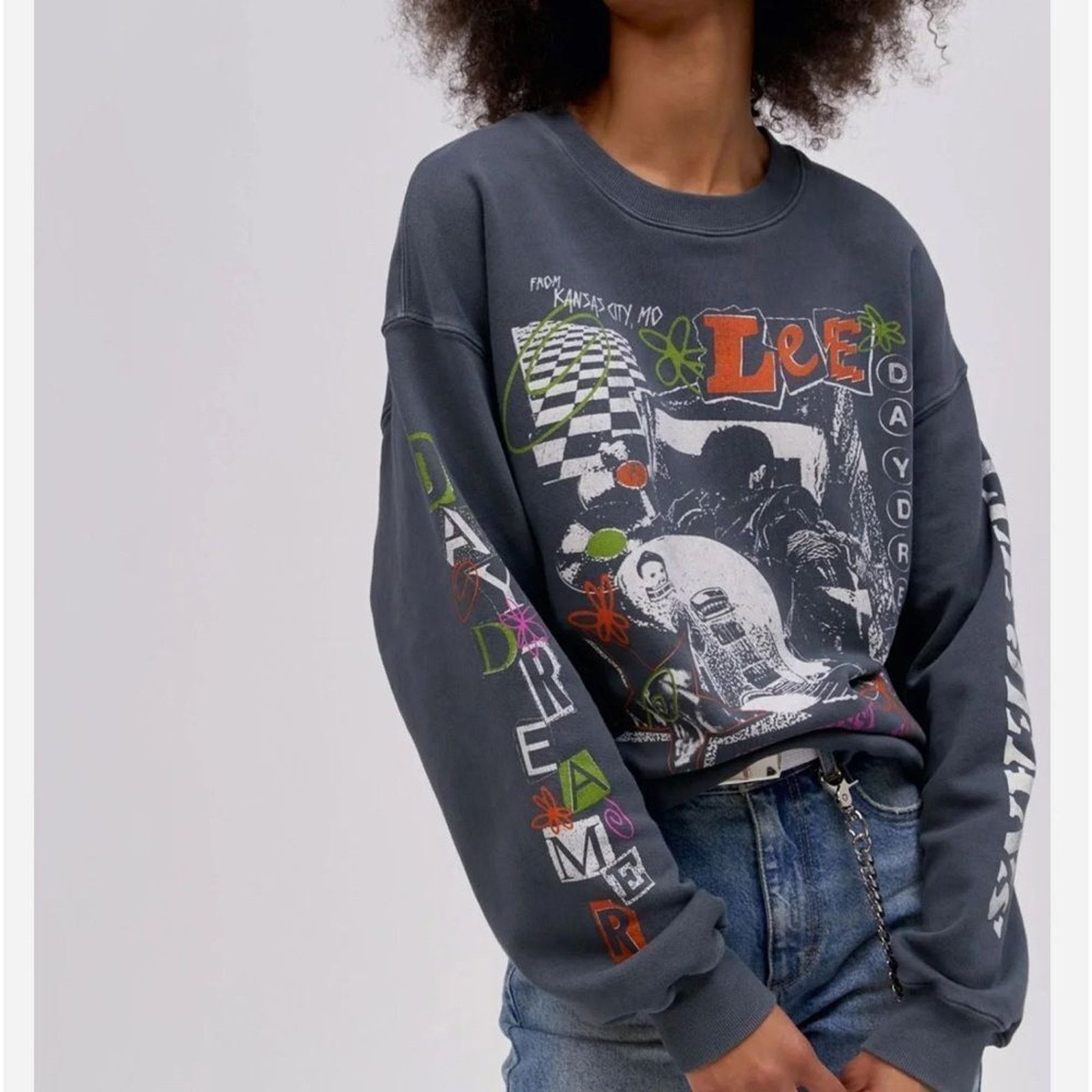 Daydreamer LEE x DAYDREAMER Highest Quality Sound BF Crewneck Size L Size L / US 10 / IT 46 - 2 Thumbnail