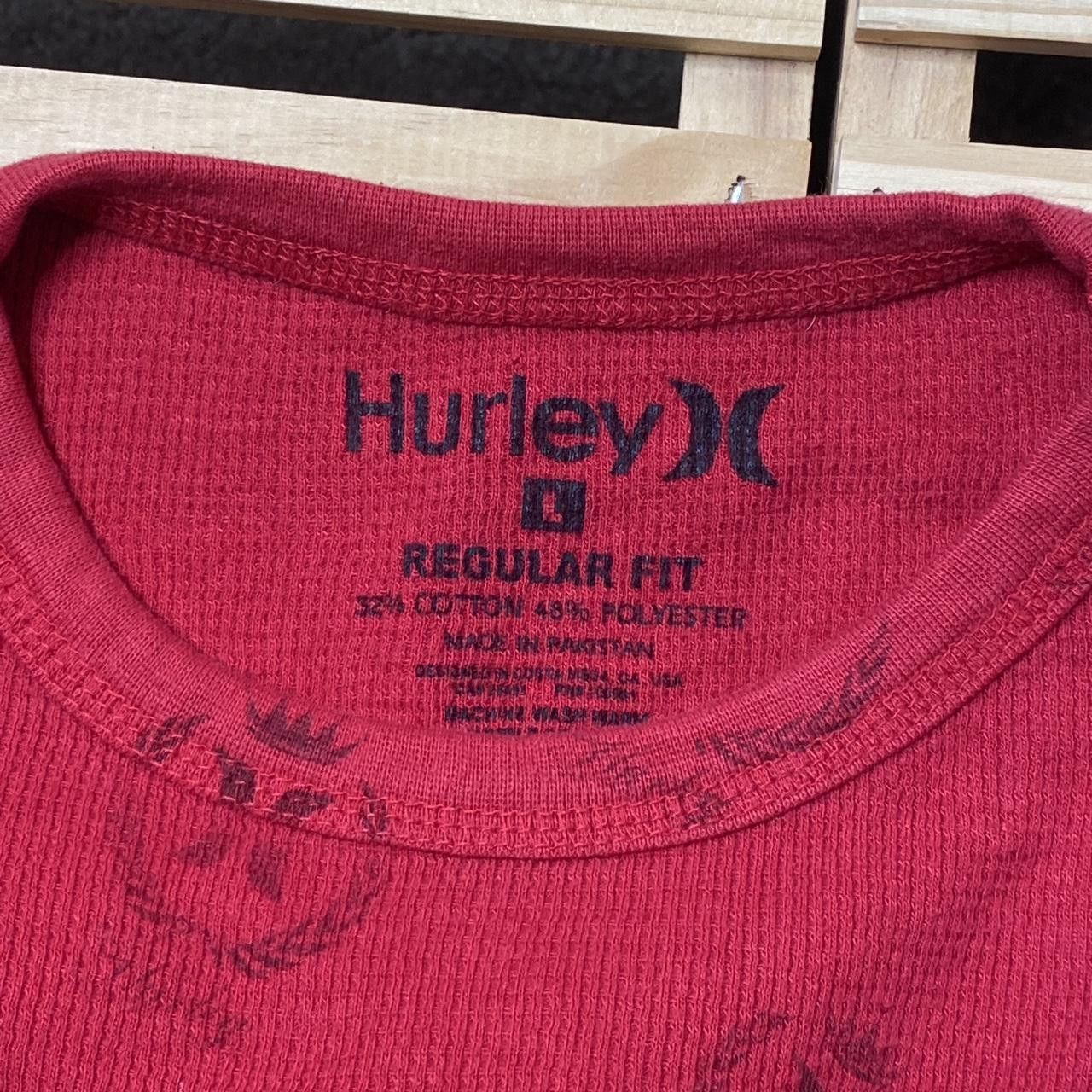 Hurley Hurley Red Y2K Thermal Surf Tee Size Large Size US L / EU 52-54 / 3 - 3 Thumbnail