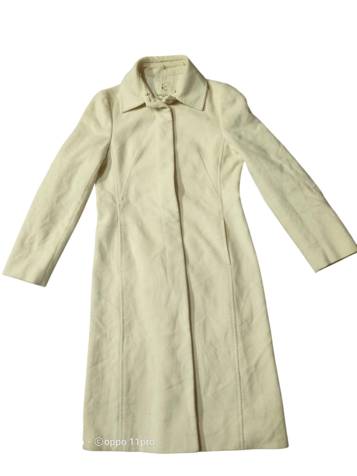 Le Grande Bleu (L.G.B.) 🌟 Kumikyoku Long Coat Onward Wool 🌟 Size S / US 4 / IT 40 - 2 Thumbnail