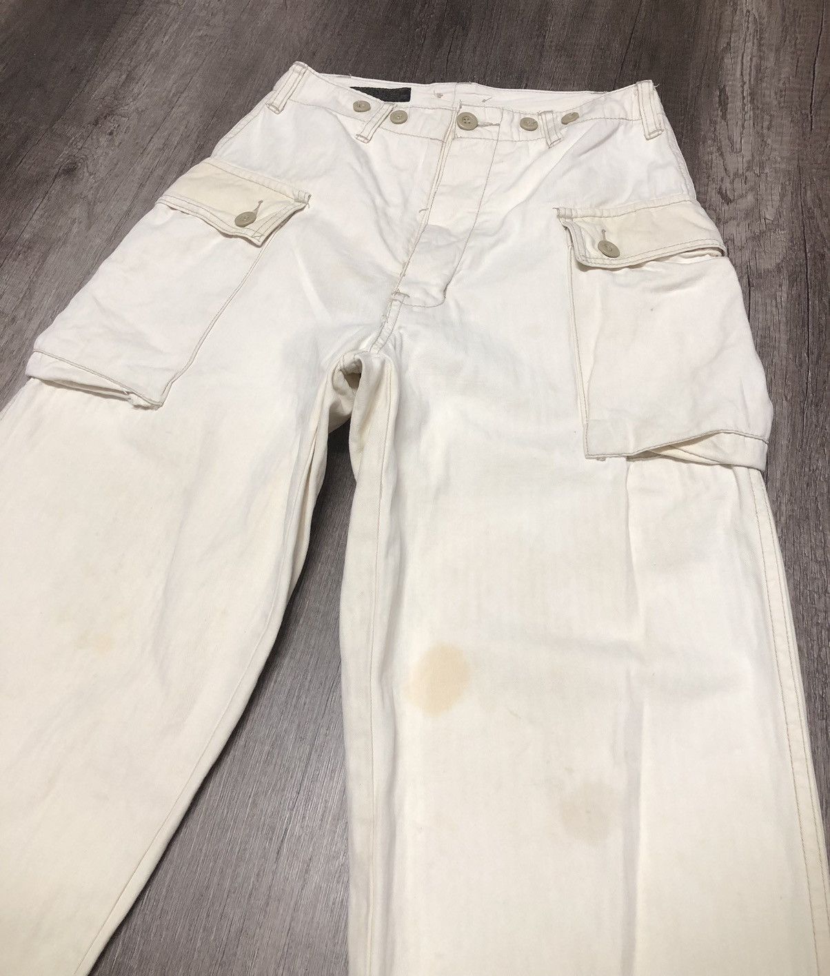 Vintage VINTAGE U.S.NAVY WDH 263 CARGO PANT Size US 27 - 12 Thumbnail
