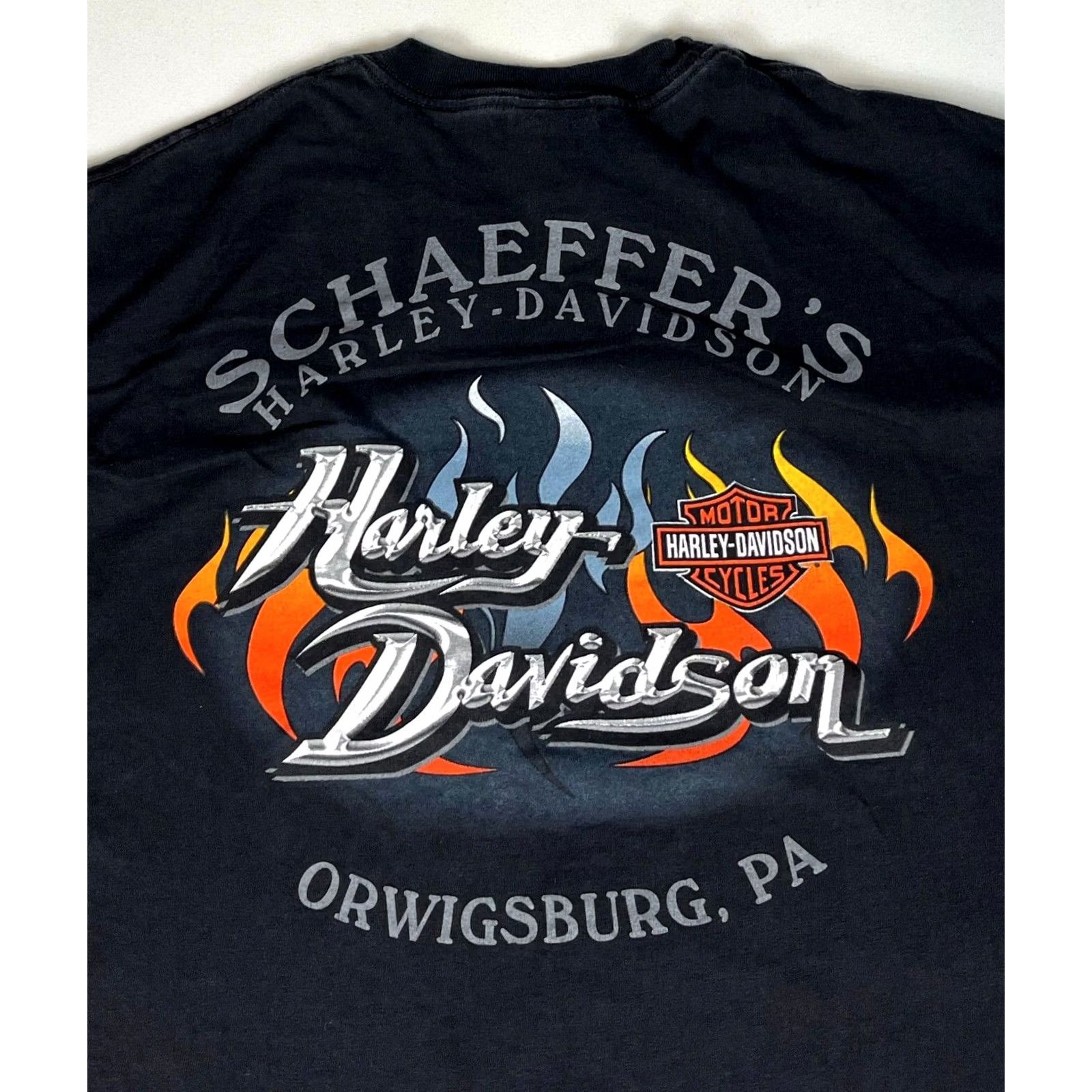 Harley Davidson Vintage Harley Davidson 100 Years T-Shirt R.K. Stratman Made in USA - XL Size - Black Size US XL / EU 56 / 4 - 3 Thumbnail