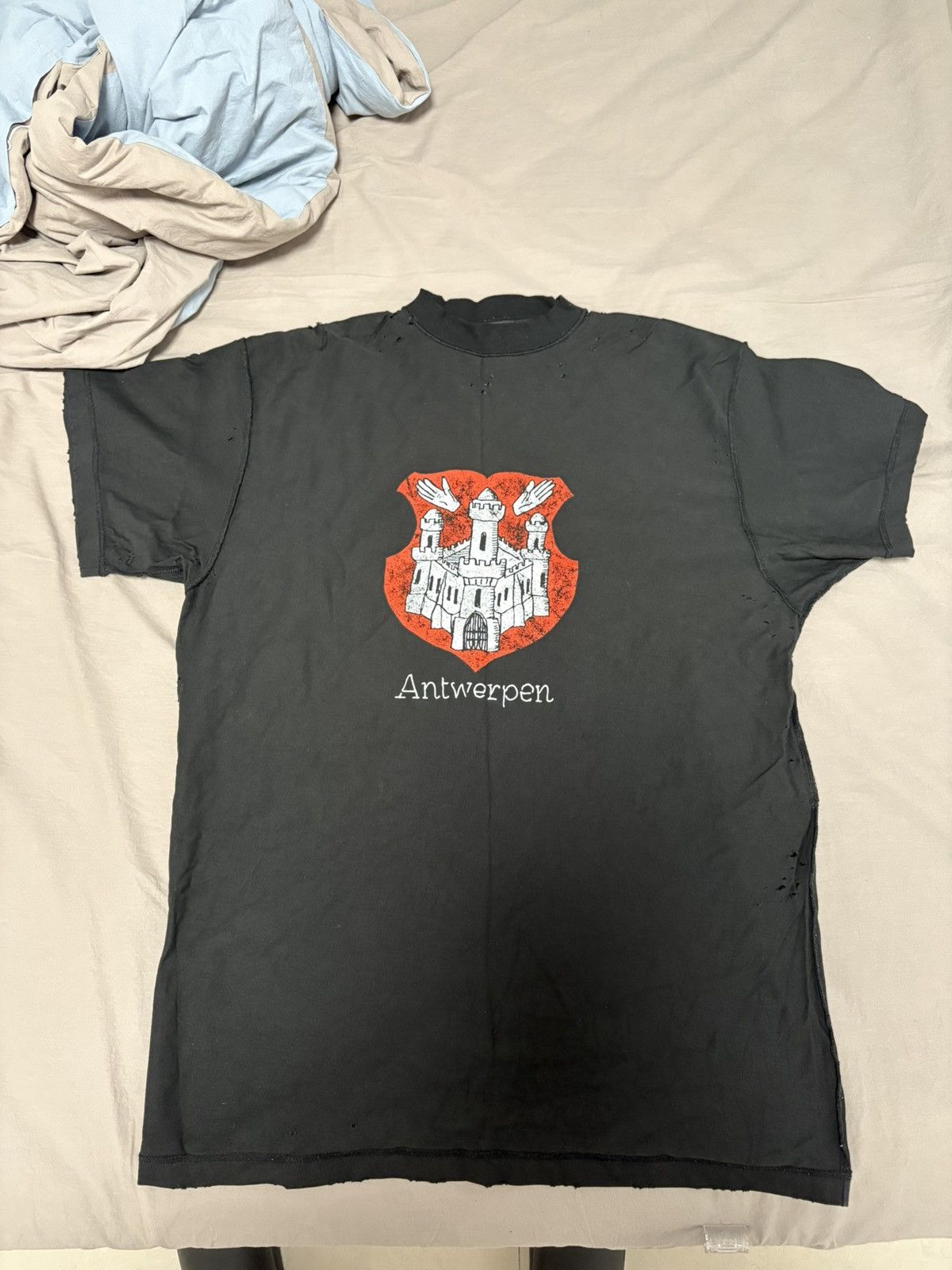 Balenciaga Antwerpen Distressed Inside Out Shirt Size US S / EU 44-46 / 1 - 1 Thumbnail
