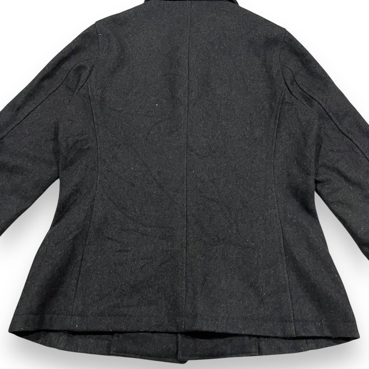 Global Work × Japanese Brand VINTAGE GLOBAL WORK WOOL PEA COAT Size US S / EU 44-46 / 1 - 10 Thumbnail