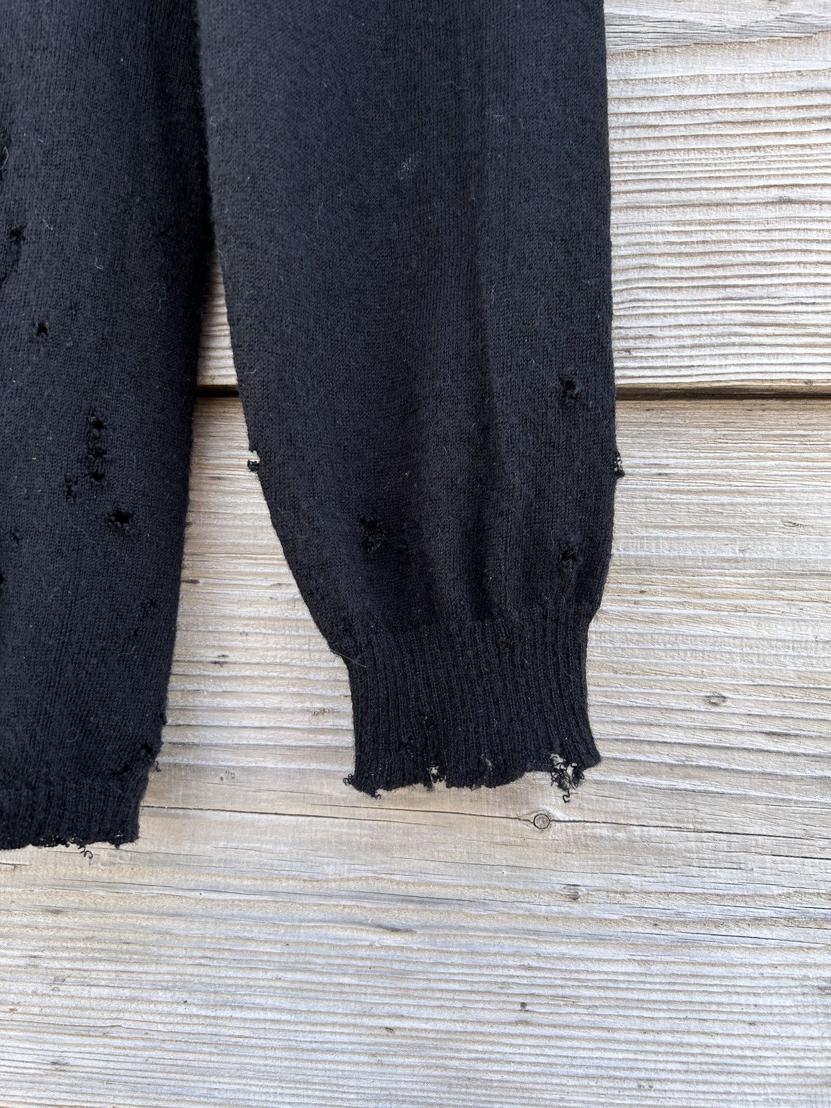 Rick Owens Rick Owens Phlegethon S/S 21 Distressed Cashmere Sweater Size US L / EU 52-54 / 3 - 9 Thumbnail