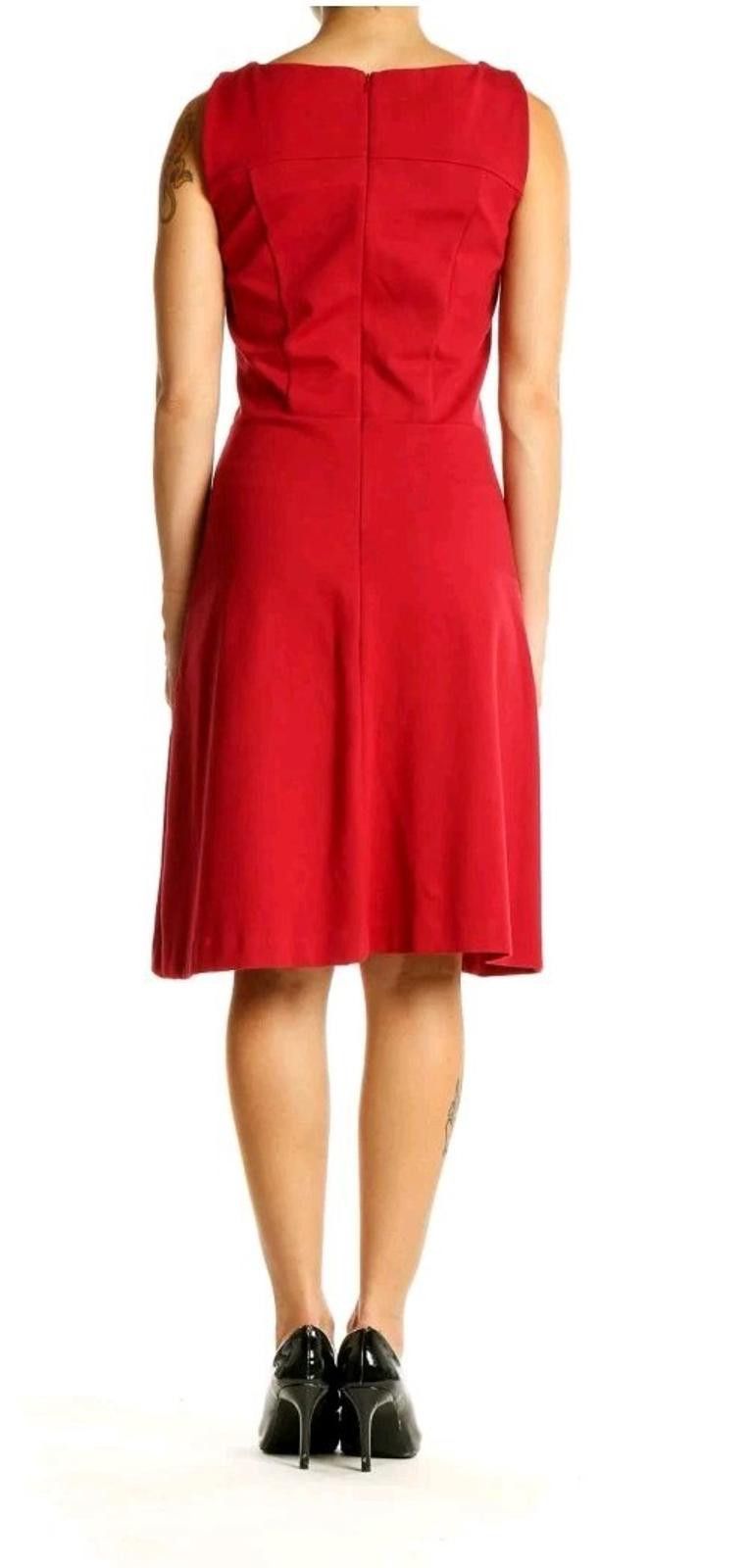 Brooks Brothers Brooks Brothers Womens Sz 12 A-Line Dress Sleeveless Red NEW Size M / US 6-8 / IT 42-44 - 2 Thumbnail