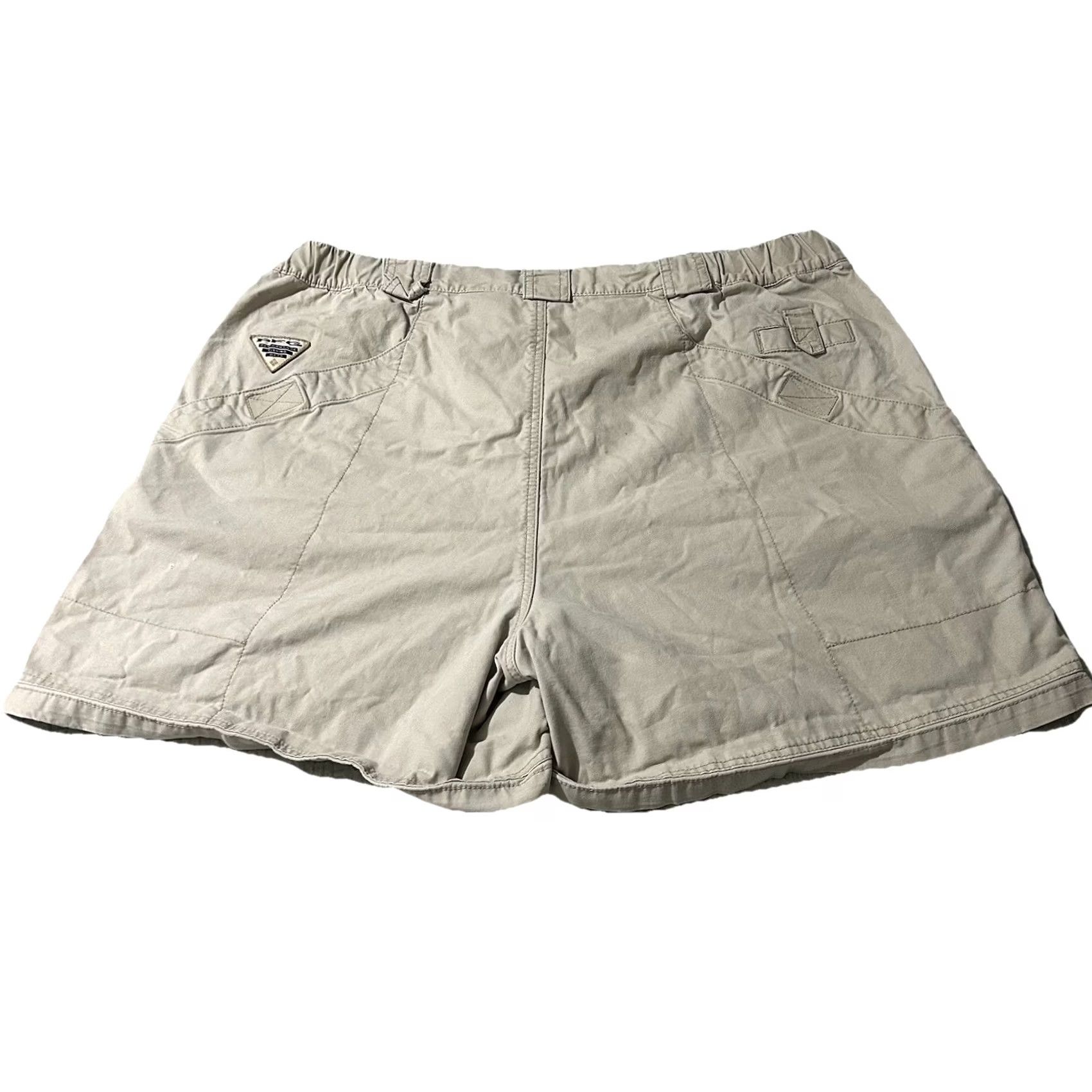 Vintage VINTAGE Columbia Auburn Tigers Utility Shorts XL Mens Cream Y2K Size US 36 / EU 52 - 2 Thumbnail
