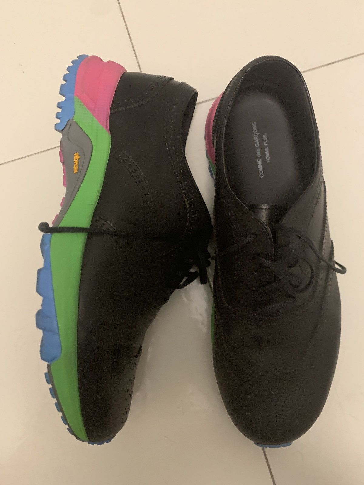 Comme des Garcons Homme Plus Derby black shoes Size US 11 / EU 44 - 2 Thumbnail