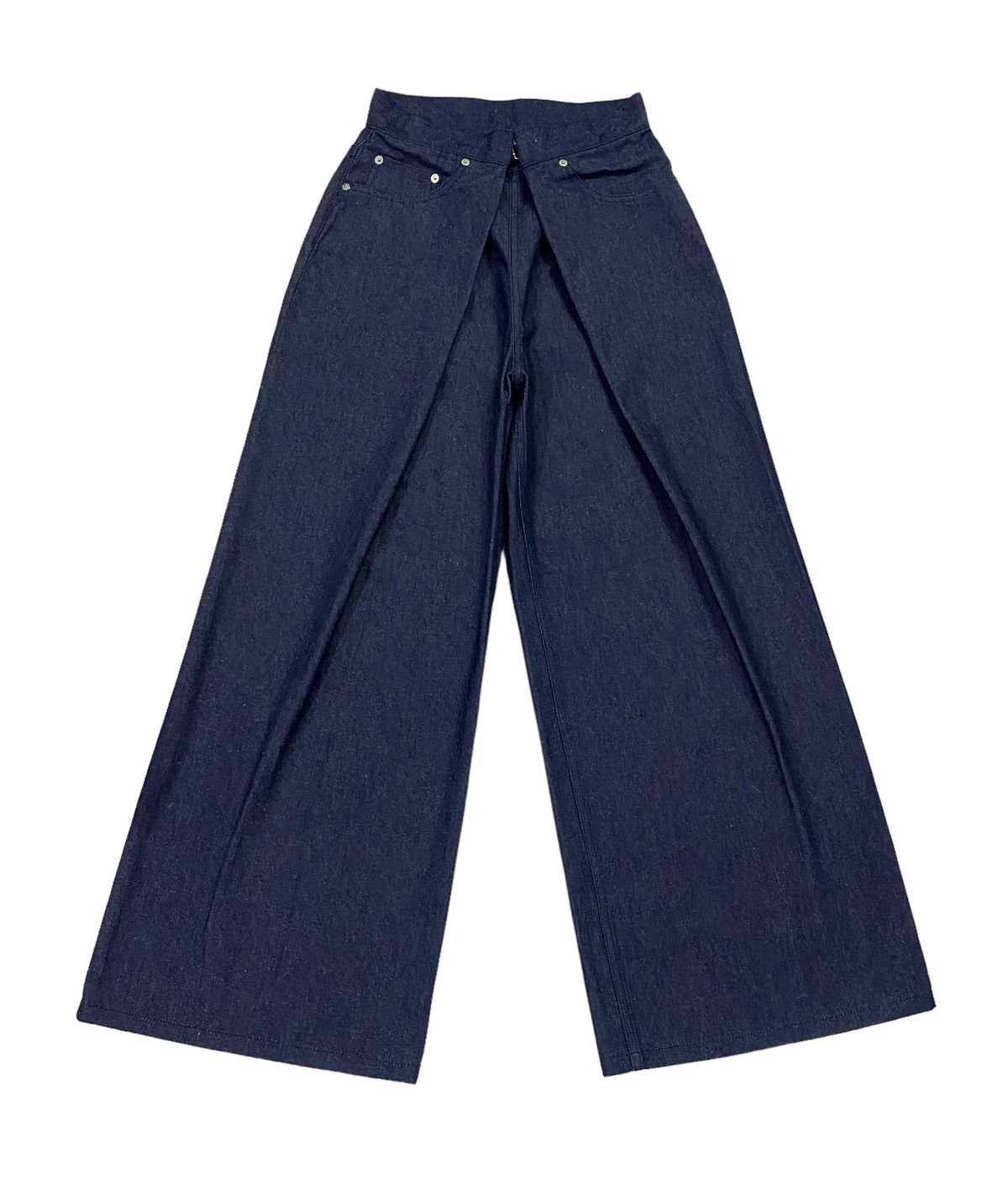 JOHN LAWRENCE SULLIVAN × Japanese Brand John Lawrence Sullivan Rigid Denim Wide Pants Size 25" / US 0 / IT 36 - 3 Thumbnail
