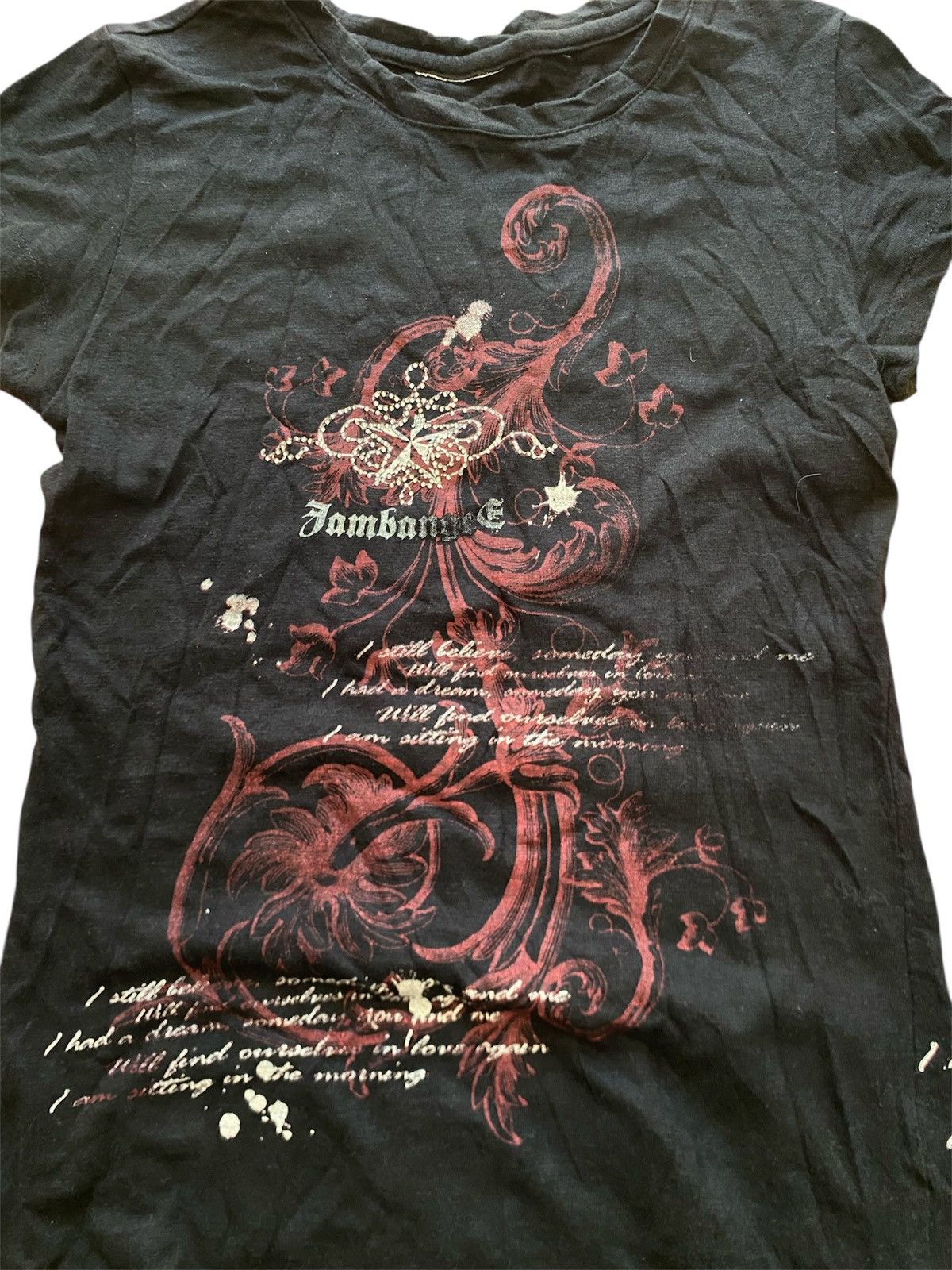 Vintage Jambangee poem goth vkei lgb style tee Size US S / EU 44-46 / 1 - 3 Thumbnail
