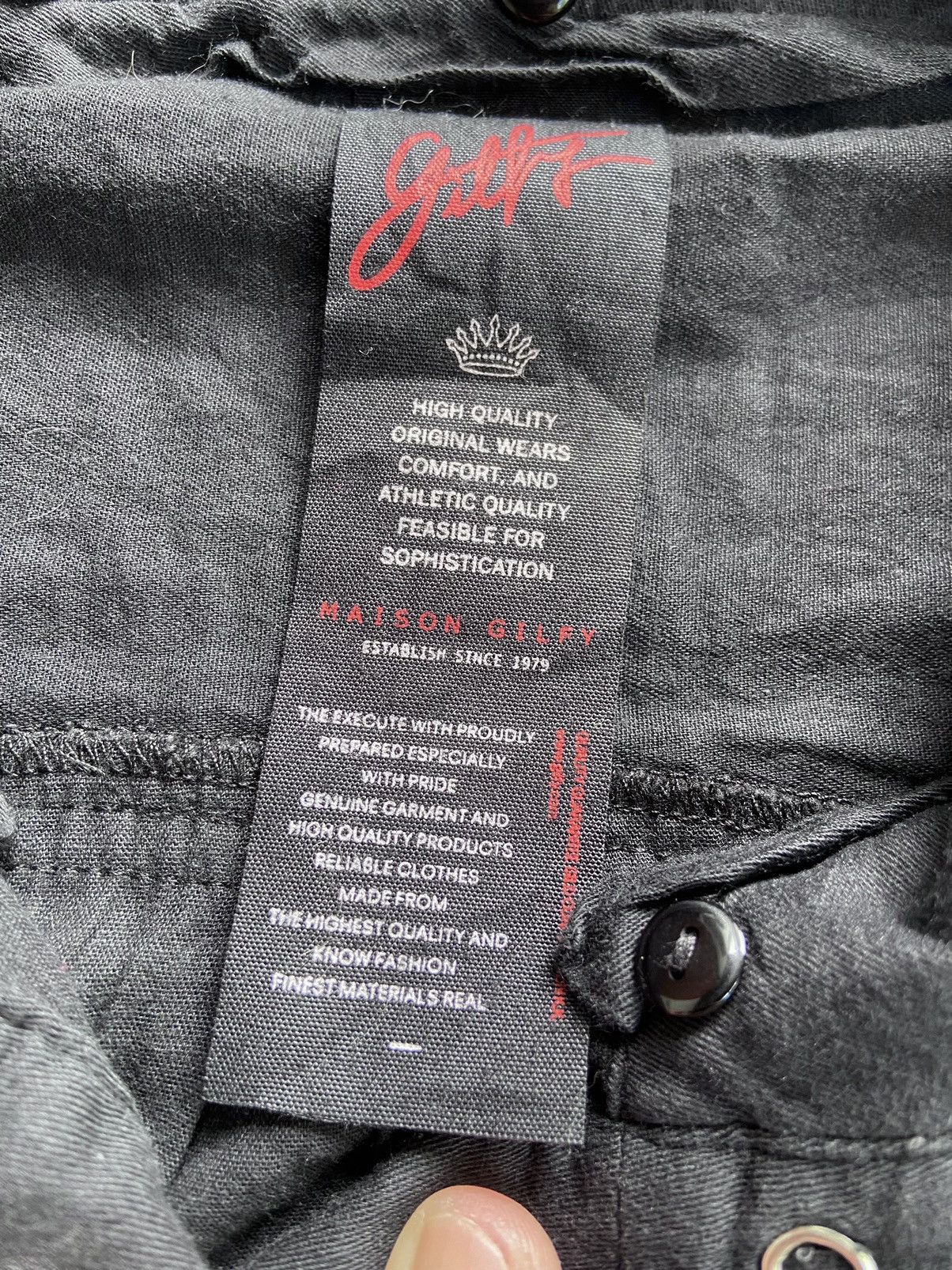 If Six Was Nine MAISON GILFY JAPANESE PUNK GOTHIC BUTTON DOWN SHIRT Size US S / EU 44-46 / 1 - 12 Thumbnail
