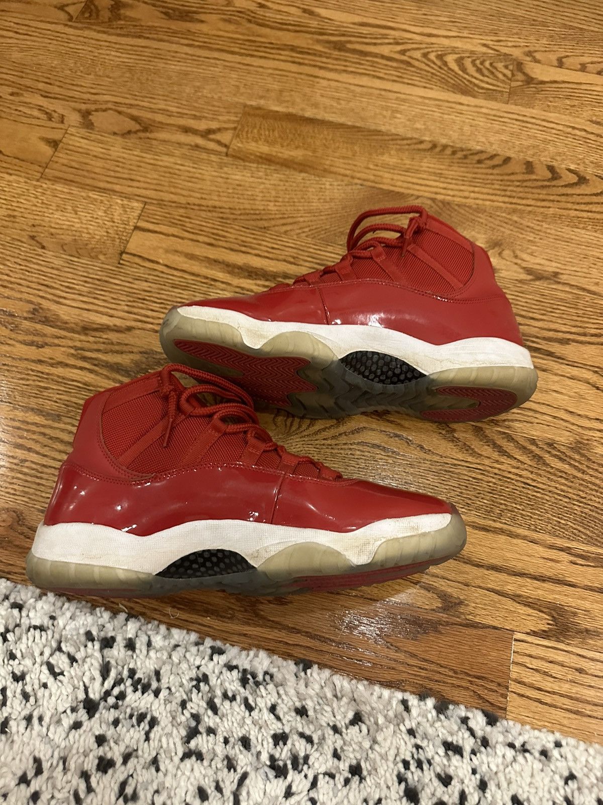 image of Air Jordan 11 Win Like 96S Shoes in Red, Men's