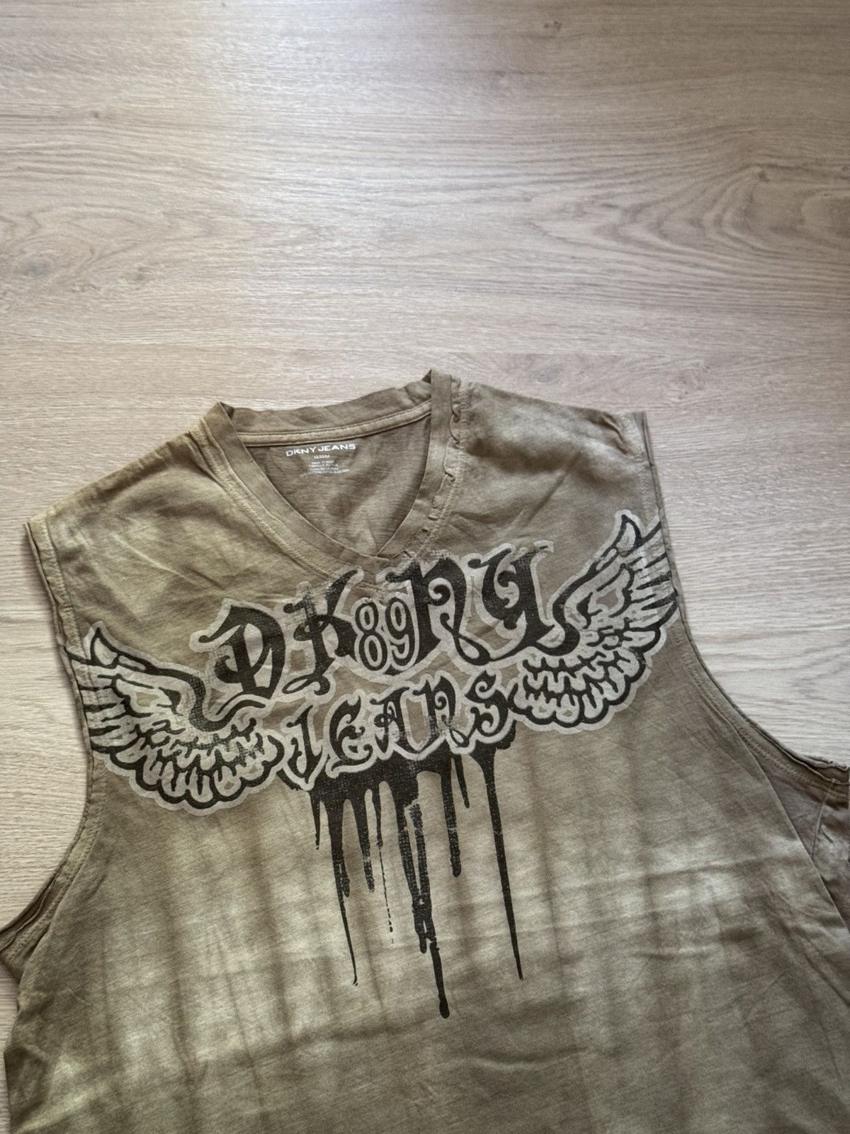 DKNY Vintage 00’s DKNY y2k Japanese Avant Garde Tank Top Tee Size US M / EU 48-50 / 2 - 2 Thumbnail