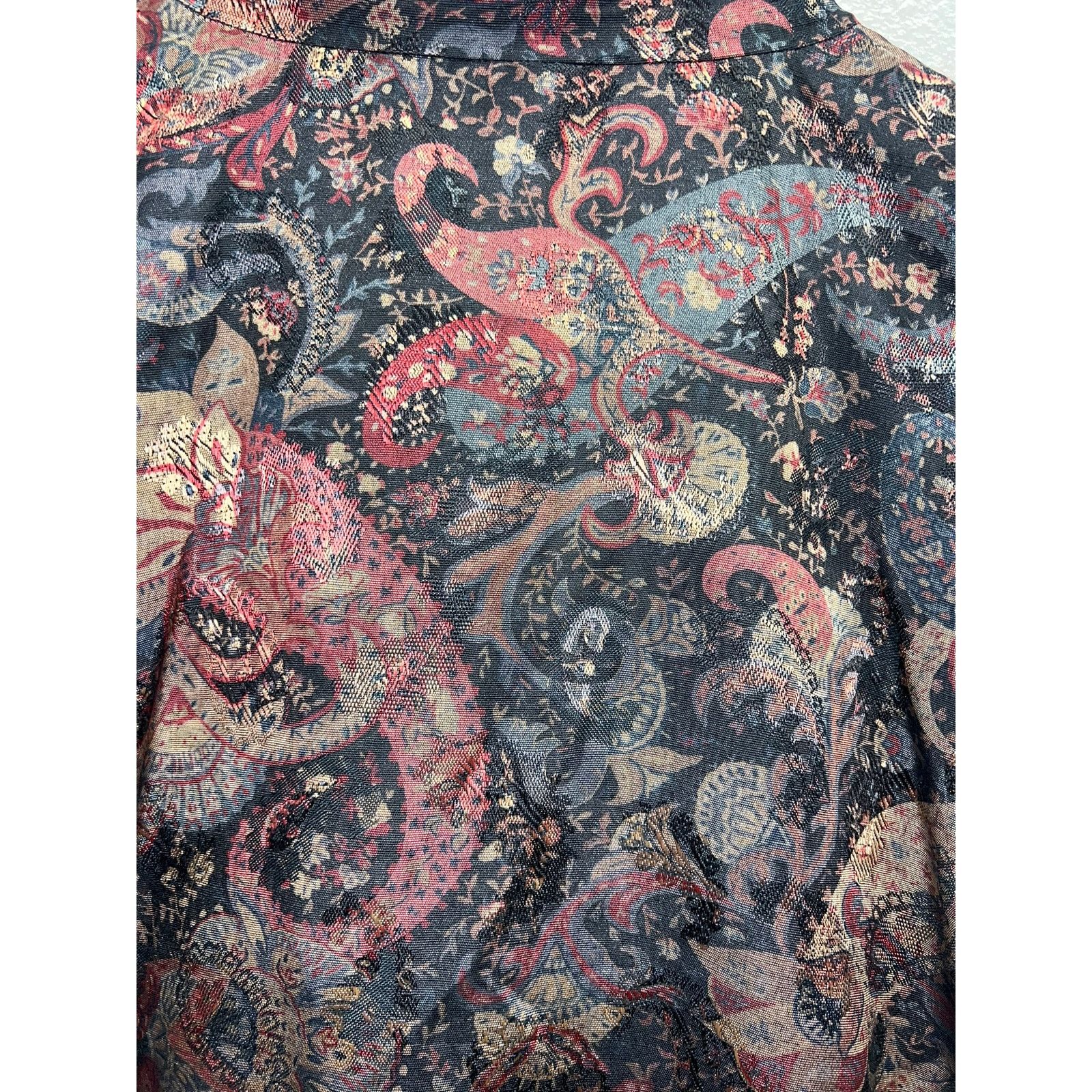 Vintage Vintage Paisley Lightweight Jacket Darlyn Designs Rayon M Size US M / EU 48-50 / 2 - 8 Thumbnail