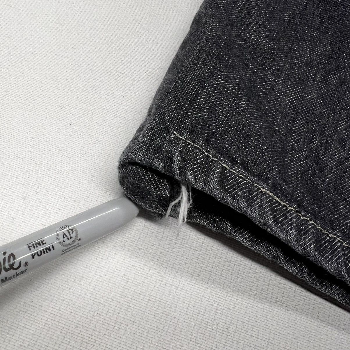 Tommy Hilfiger × Vintage Tommy Hilfiger Jeans Black Blasted Boyfriend Denim Faded Size 34" / US 12 / IT 48 - 5 Thumbnail