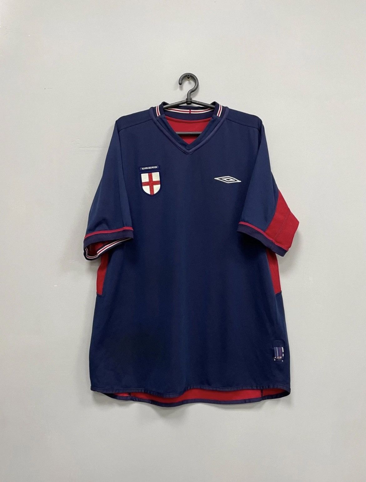 Umbro England 2002 Away Football Shirt Jersey Reversible Umbro Size US XL / EU 56 / 4 - 1 Thumbnail