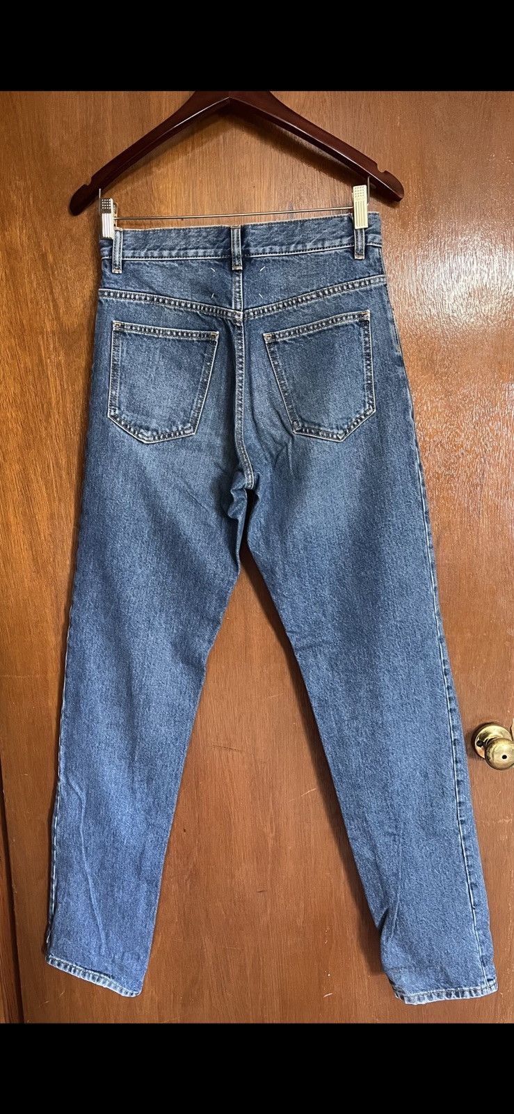 Maison Margiela Maison Margiela Straight Leg Blue Five Pocket Jeans Size 27" / US 4 / IT 40 - 2 Thumbnail