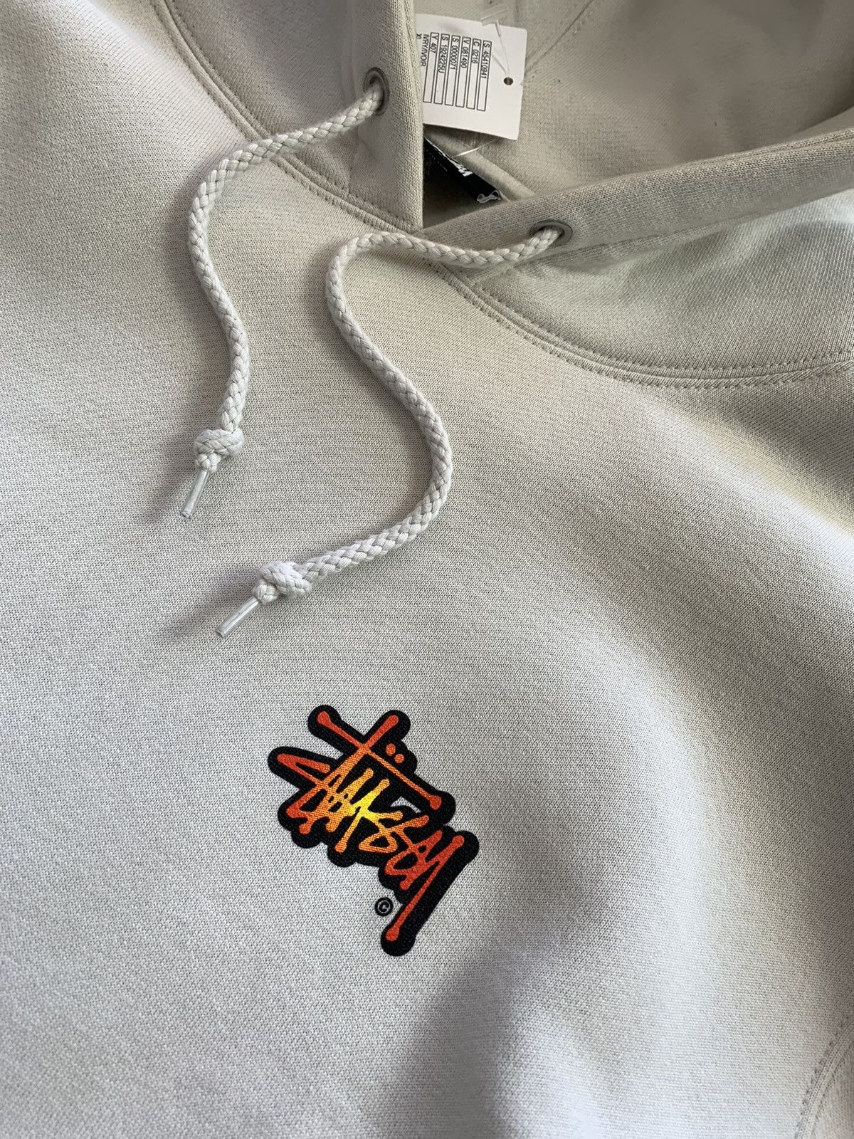 Stussy STUSSY BEIGE 8 BALL FLAMES HOODIE XL Size US XL / EU 56 / 4 - 3 Thumbnail