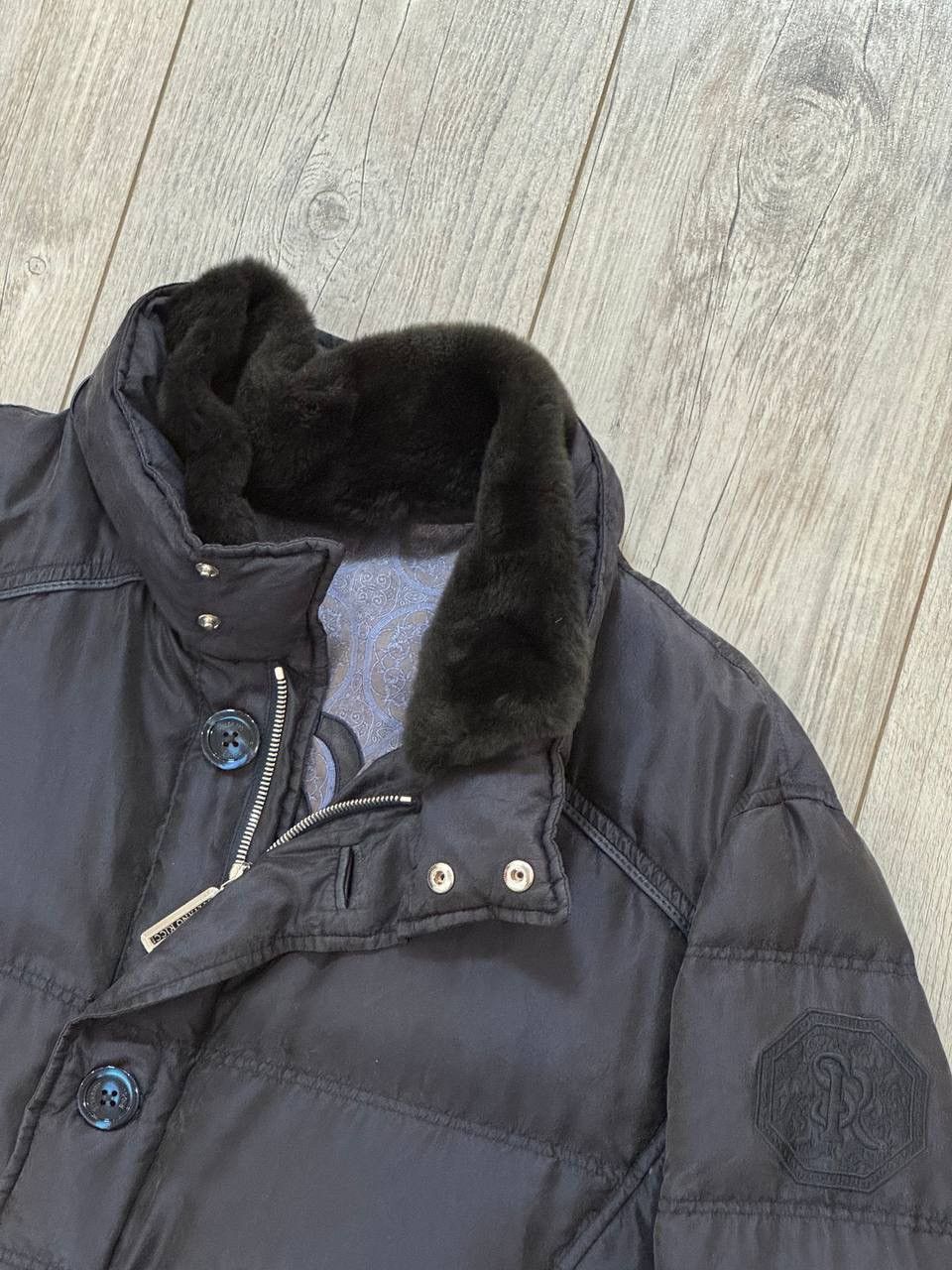 Stefano Ricci Steffano Ricci Silk Down Jacket w/ Fur and Lamb Leather Size US L / EU 52-54 / 3 - 4 Thumbnail