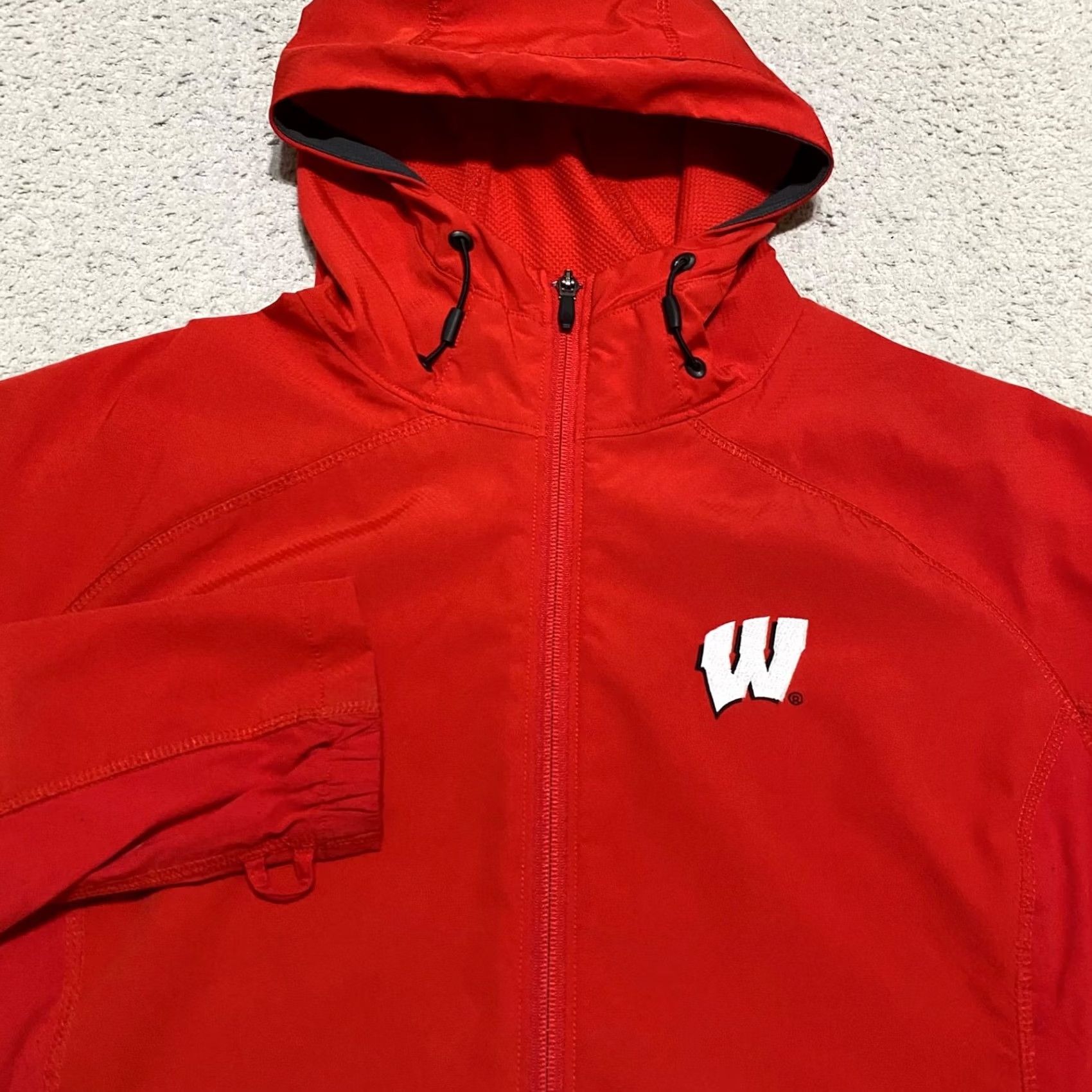 Vintage Columbia Omni-Shield Jacket Windbreaker Red Womens XL Zip Hooded Pockets Fall Winter Spring Adult Women Size XL / US 12-14 / IT 48-50 - 5 Thumbnail