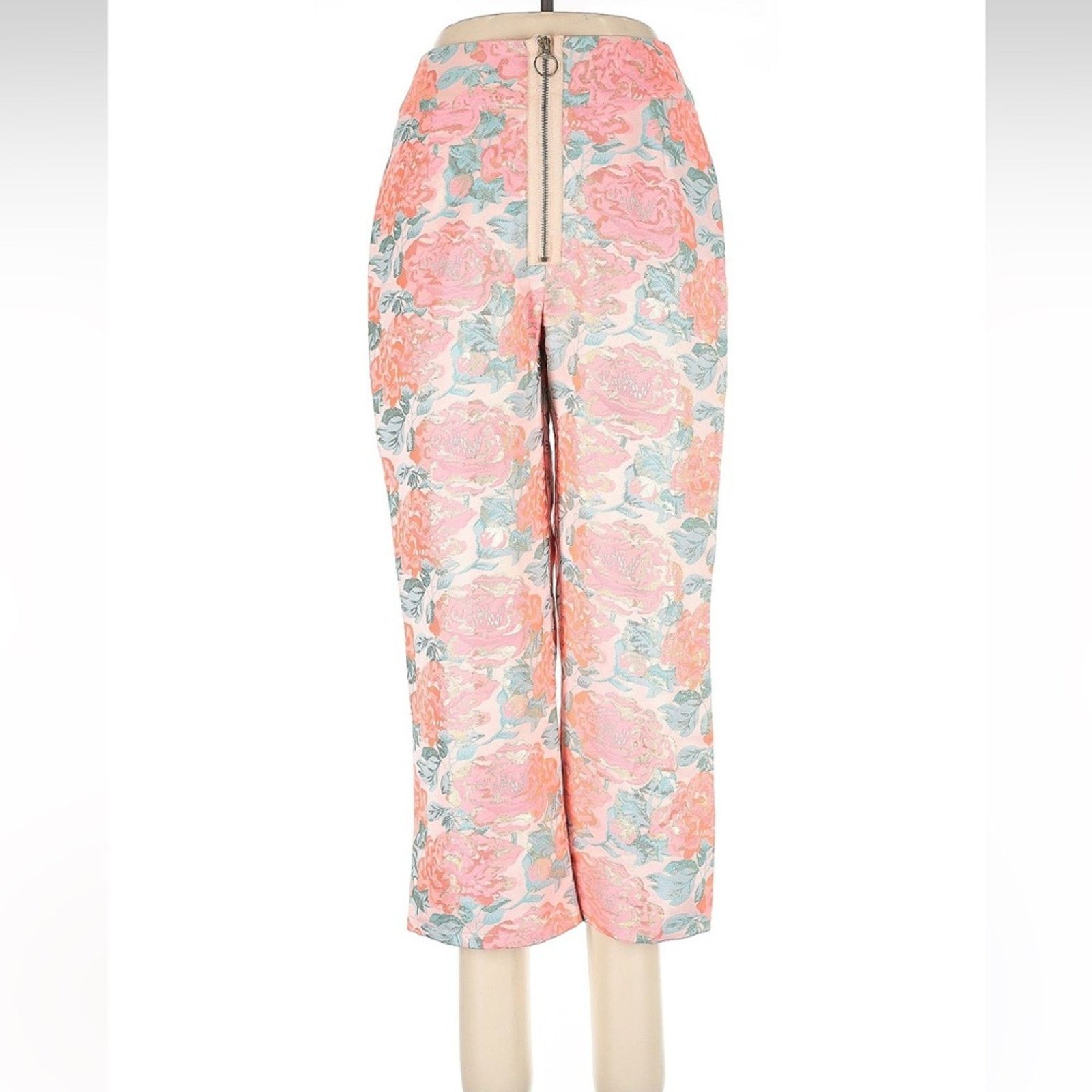 For Love & Lemons For Love & Lemons Brocade Jackpot Pants - Size M Size 27" / US 4 / IT 40 - 4 Thumbnail