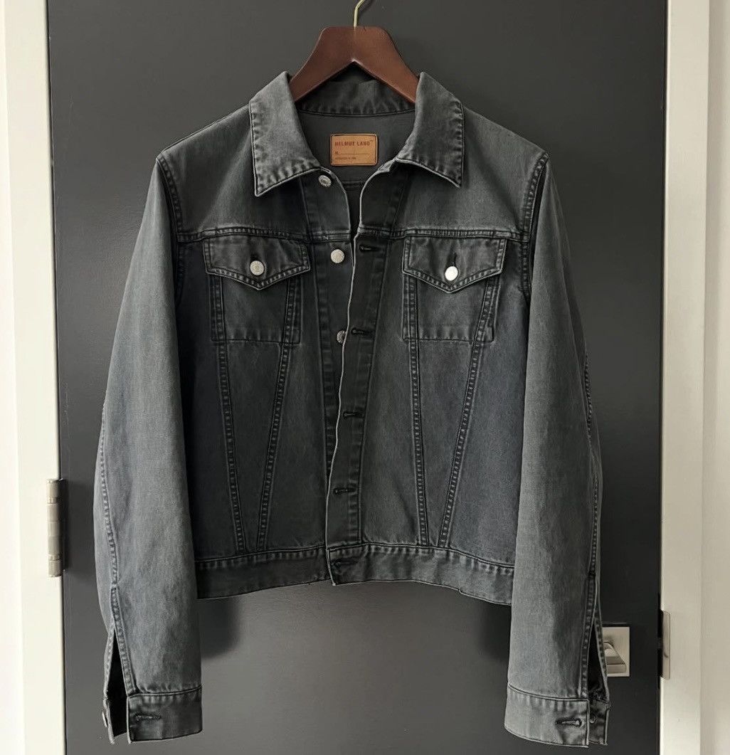 Helmut Lang × Vintage SS99 Helmut Lang Wax Coated 2 Pocket Trucker