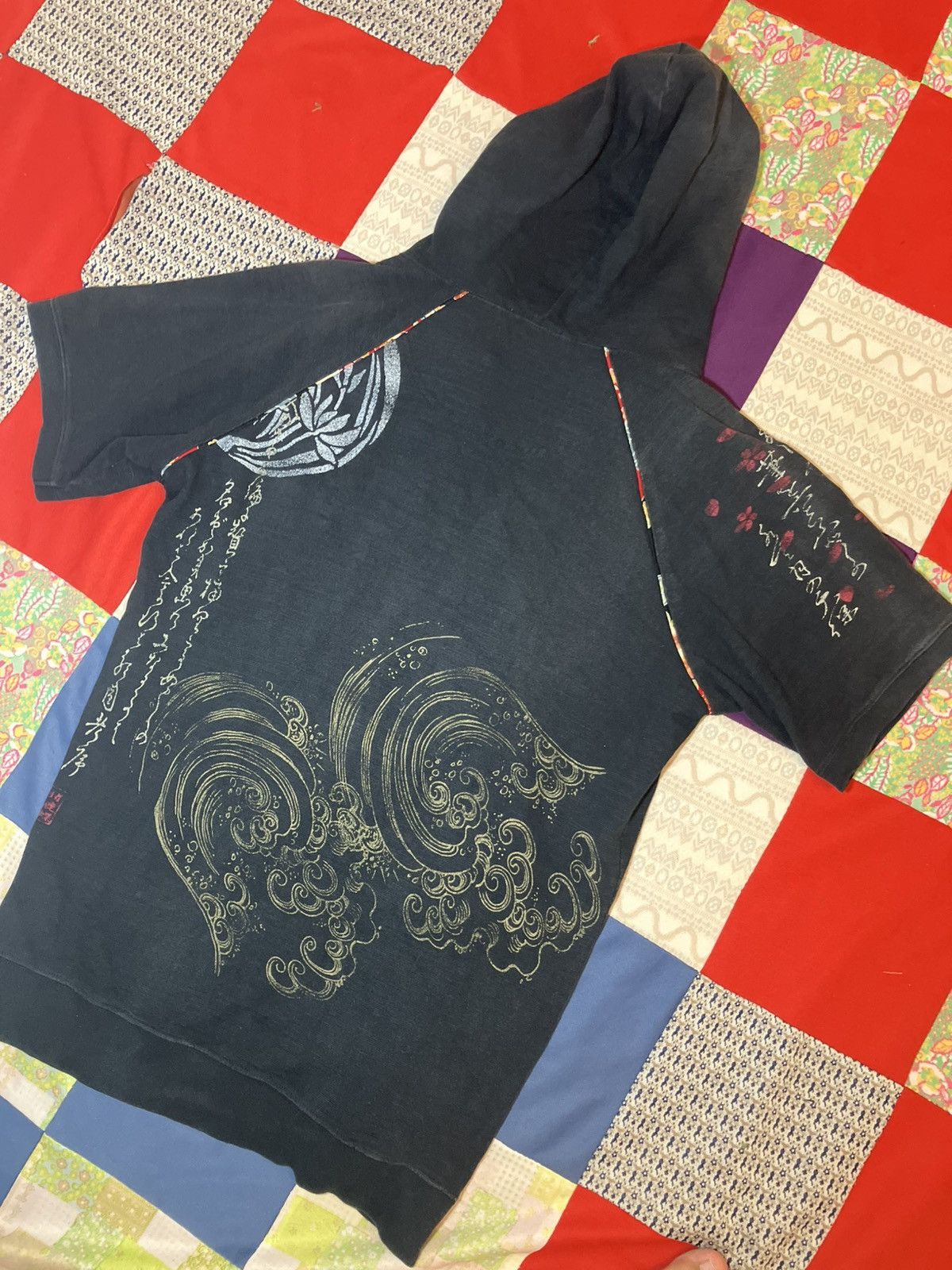 Japanese Brand Sukajan Koi Fish Archival Wagara Ryugi Assaku Size US L / EU 52-54 / 3 - 6 Thumbnail