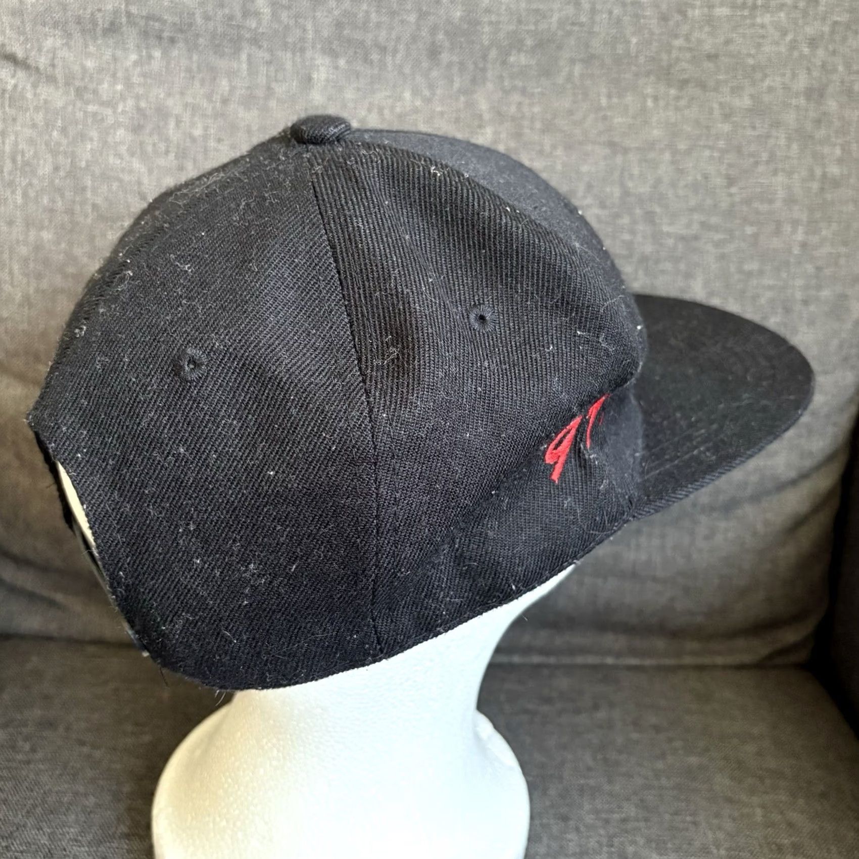 Carrera Porsche Hat Cap Black Adjustable SnapBack Men One Size Cars Classic 80s 90s Logo Crest Logo Crest Size ONE SIZE - 3 Thumbnail