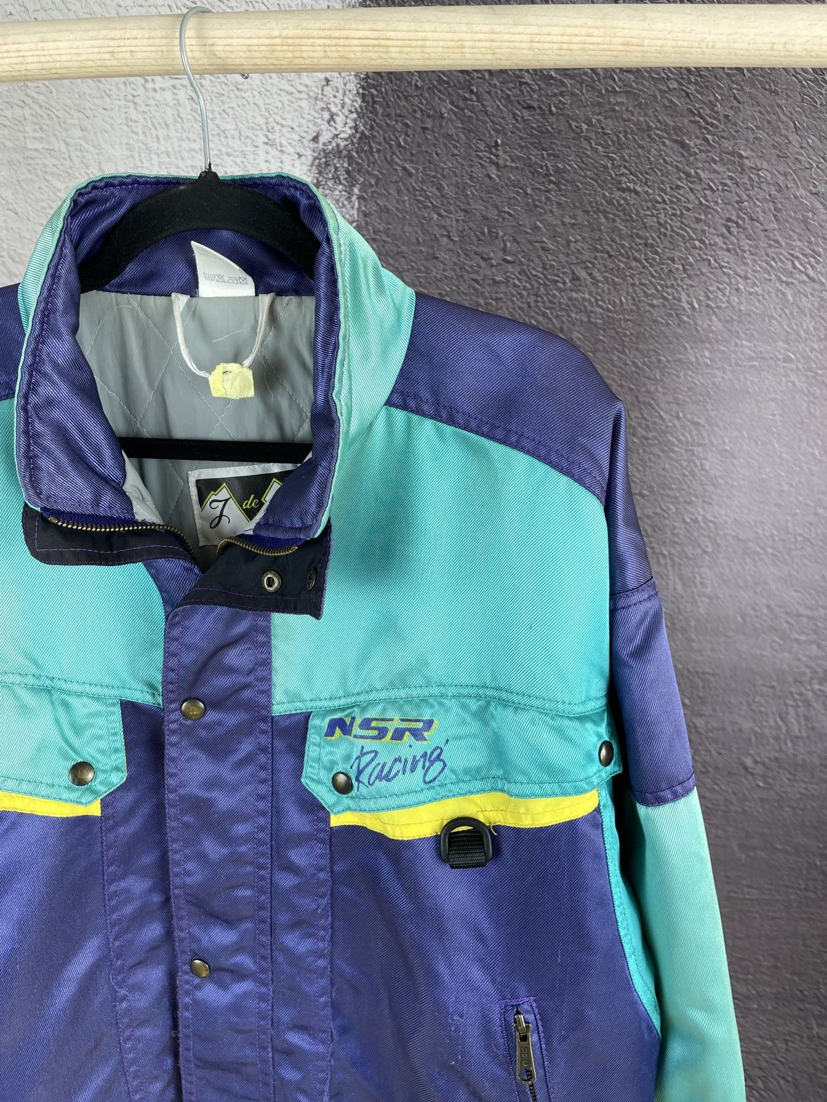 Vintage Vintage 70s NSR racing colour blocked cropped jacket Size US M / EU 48-50 / 2 - 5 Thumbnail