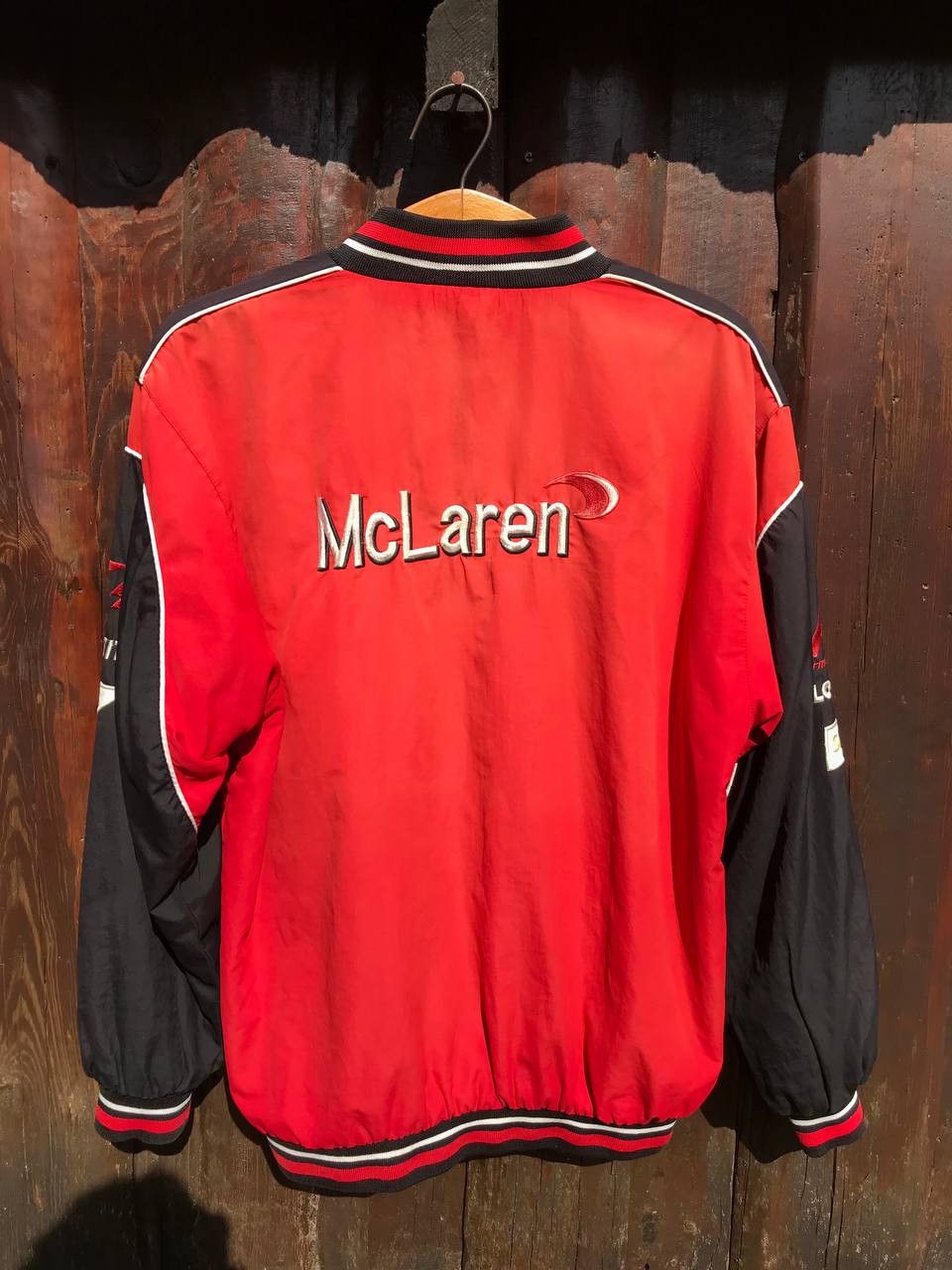 Formula 1 Vintage 90s McLaren Mercedes West F1 Racing Reversible Size US XL / EU 56 / 4 - 3 Thumbnail