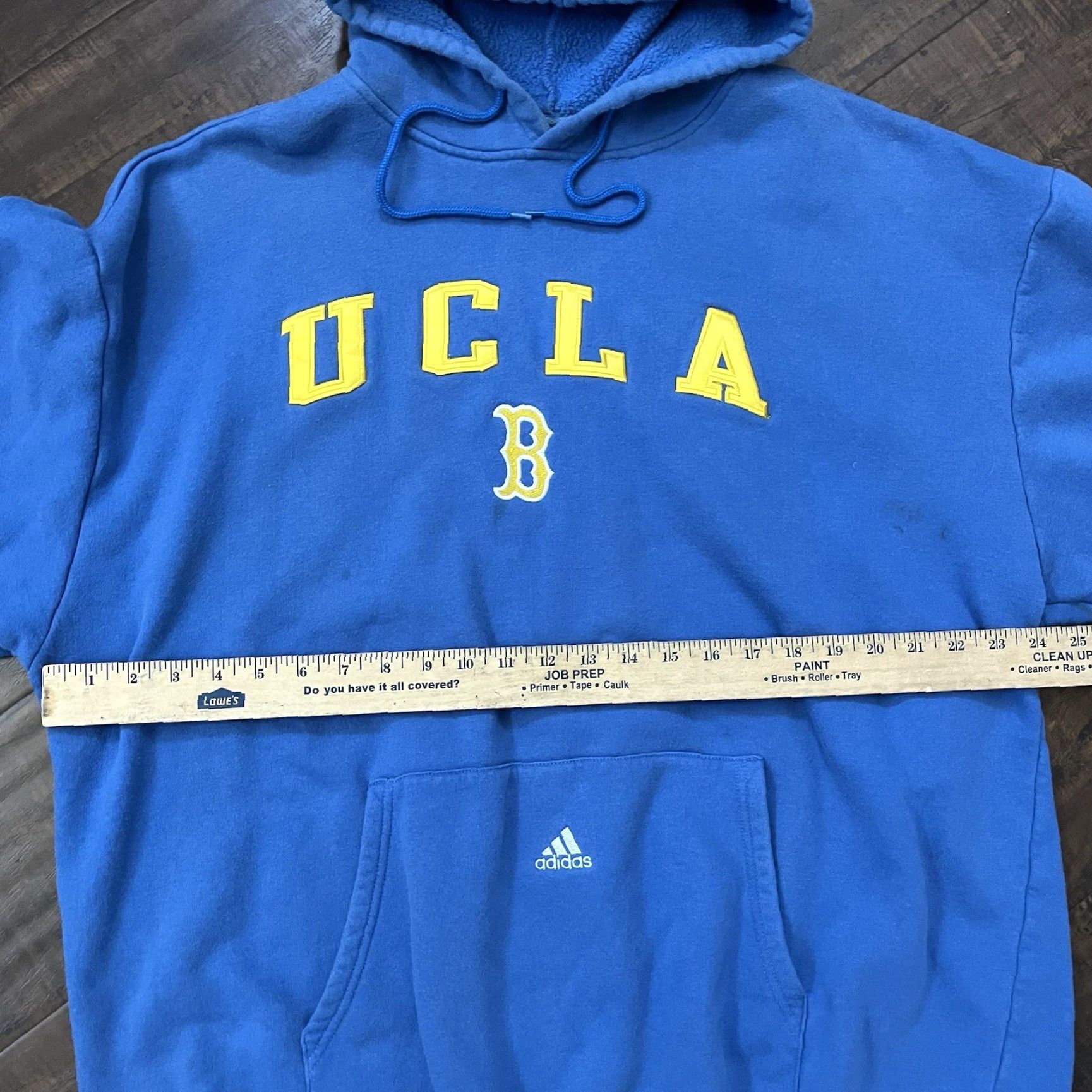 Adidas VINTAGE Adidas UCLA Bruins Hoodie Men XL Blue Embroidered Center Logo 90s College NCAA Pullover Hoodie Size US XL / EU 56 / 4 - 3 Thumbnail