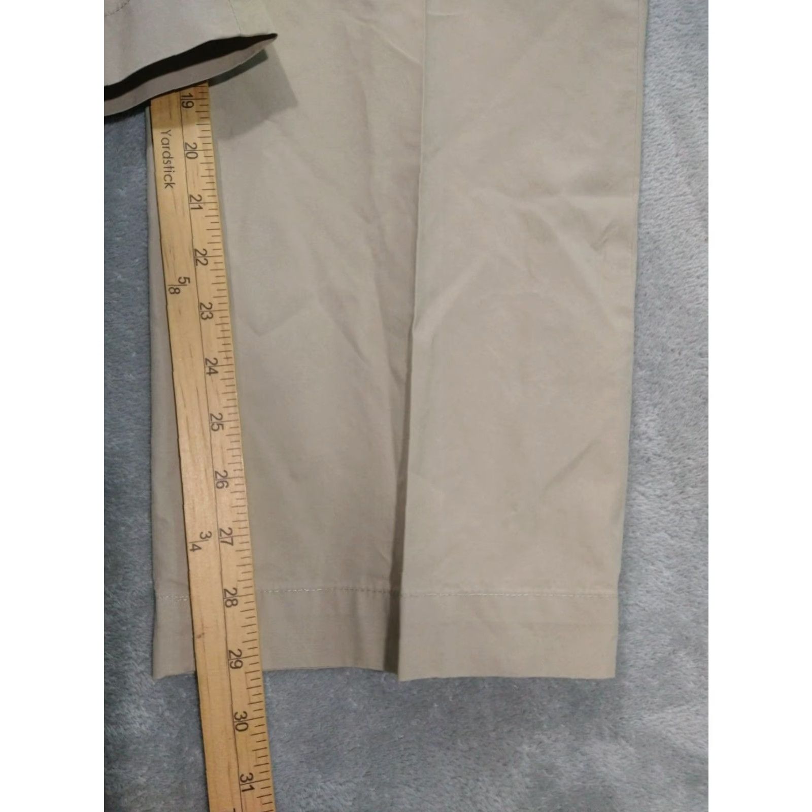 Brooks Brothers Brooks Brothers Pants Mens 35x30 Beige Chino Flat Front Cotton Straight Leg 346 Solid Size US 35 - 5 Thumbnail